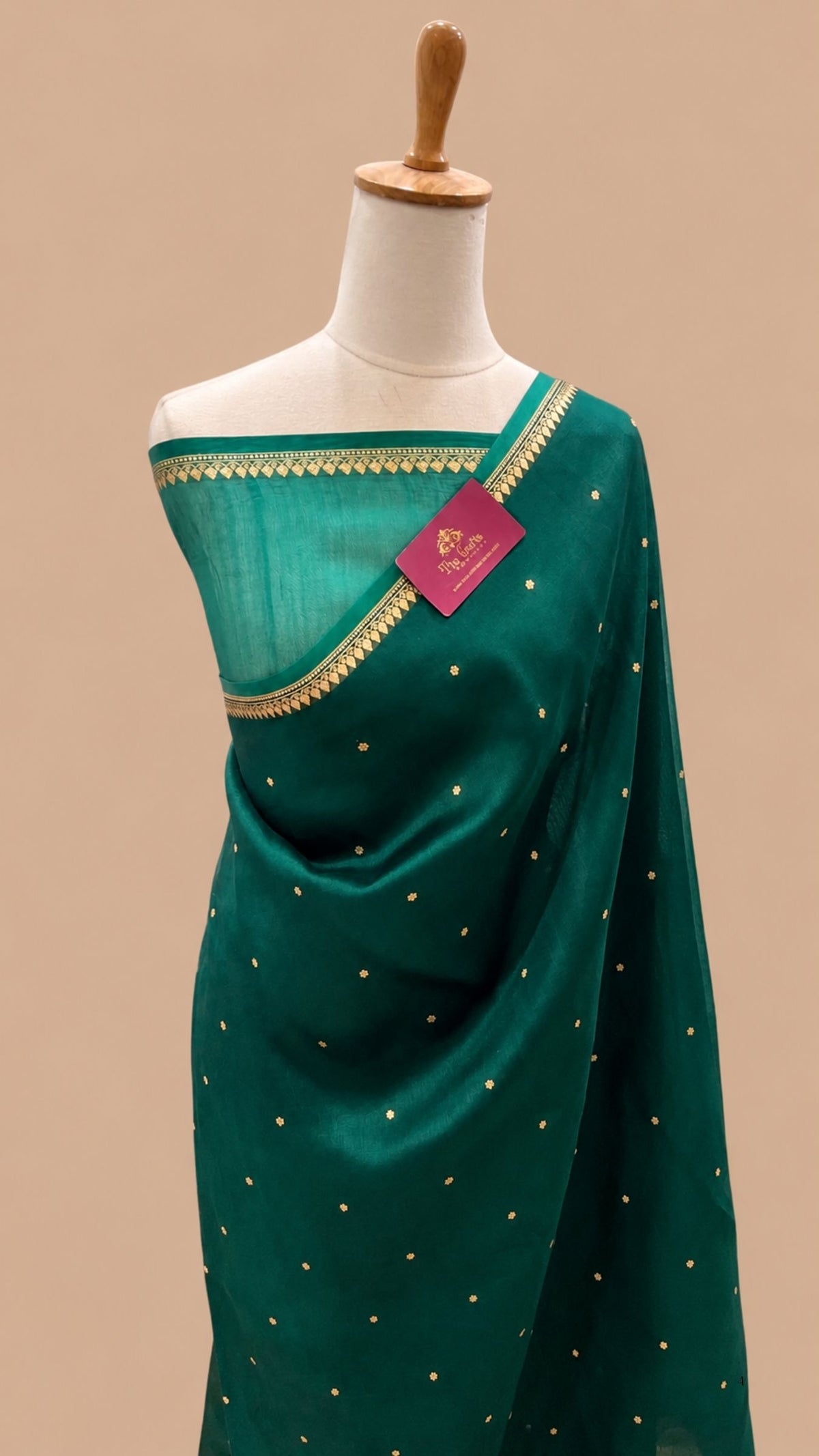 Pure Kora Silk Handloom Banarasi Saree