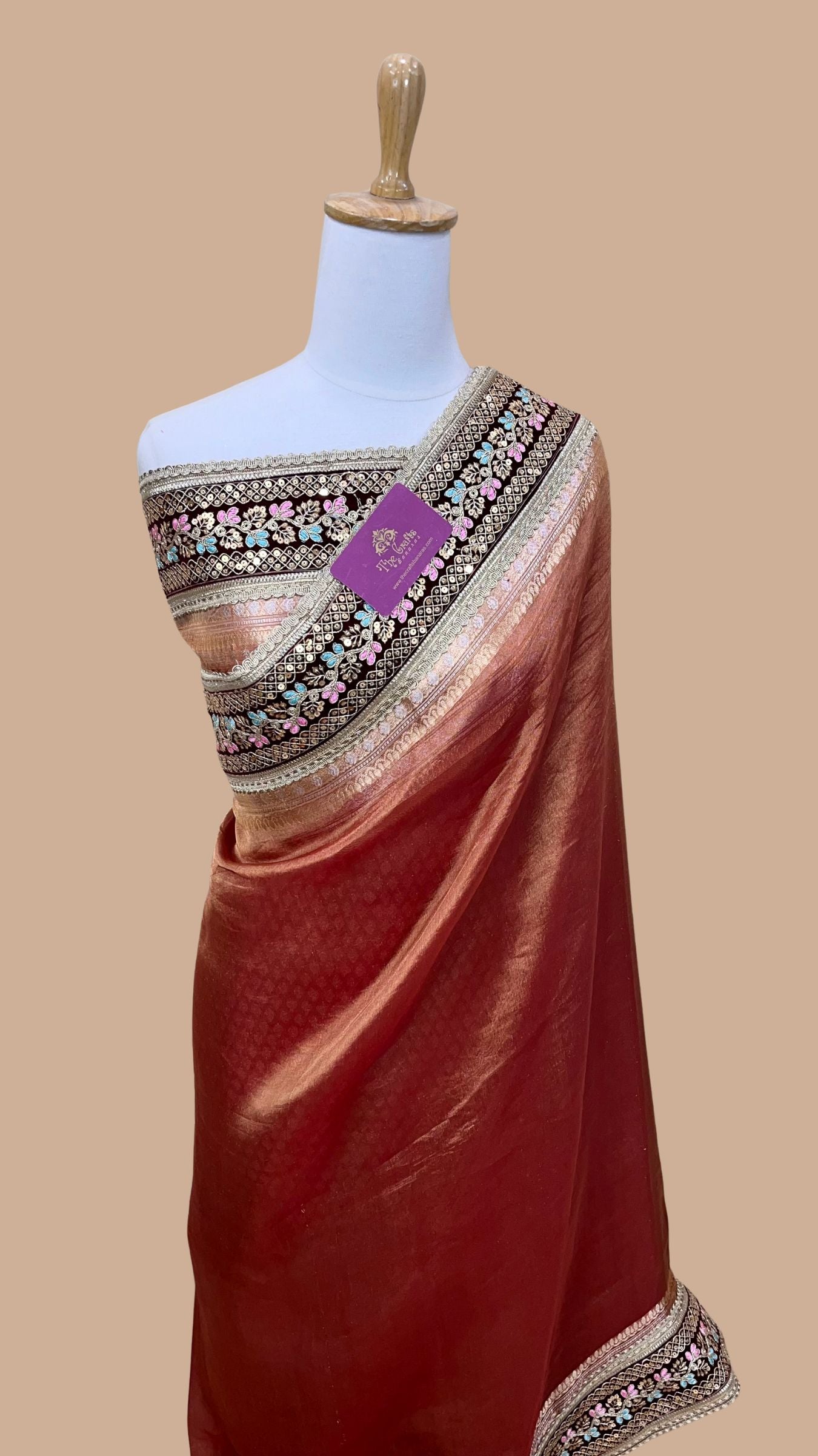 Pure Kora Tissue Silk Banarasi Saree