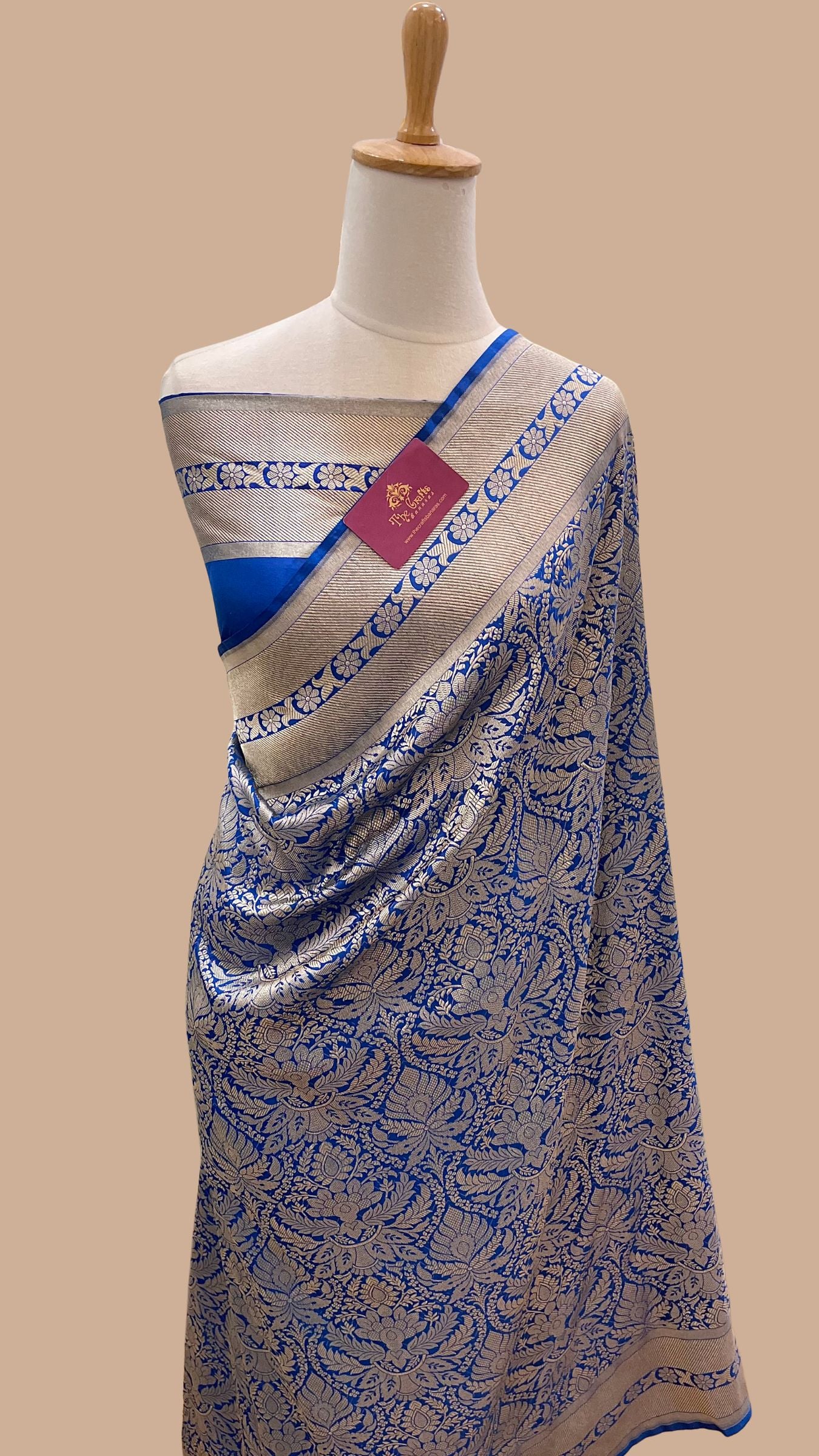 Pure Katan Silk Handloom Banarasi Saree - Tanchui Brocade
