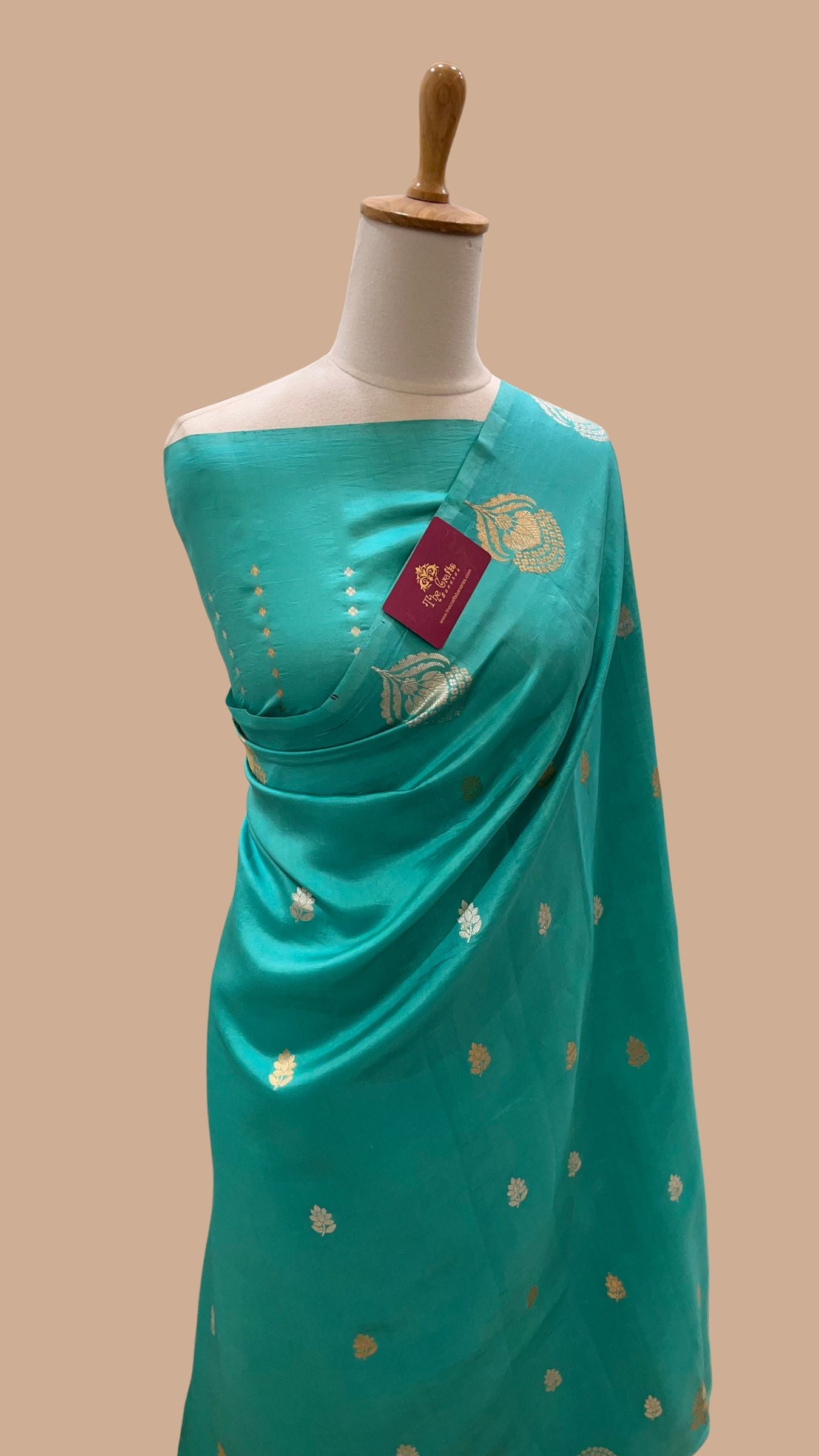 Pure Mango Silk Handloom Banarasi Saree