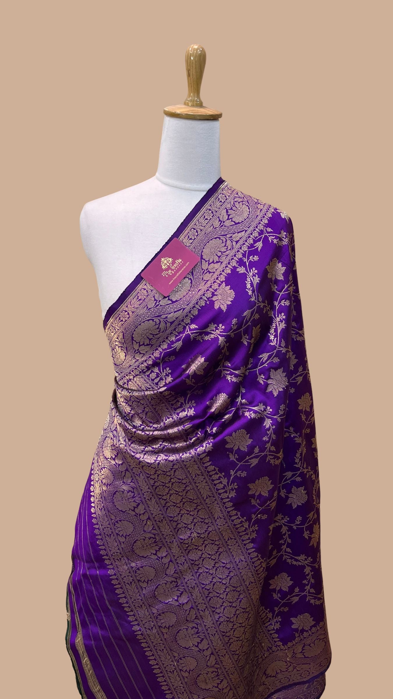 Pure Katan Silk Banarasi Handloom Dupatta