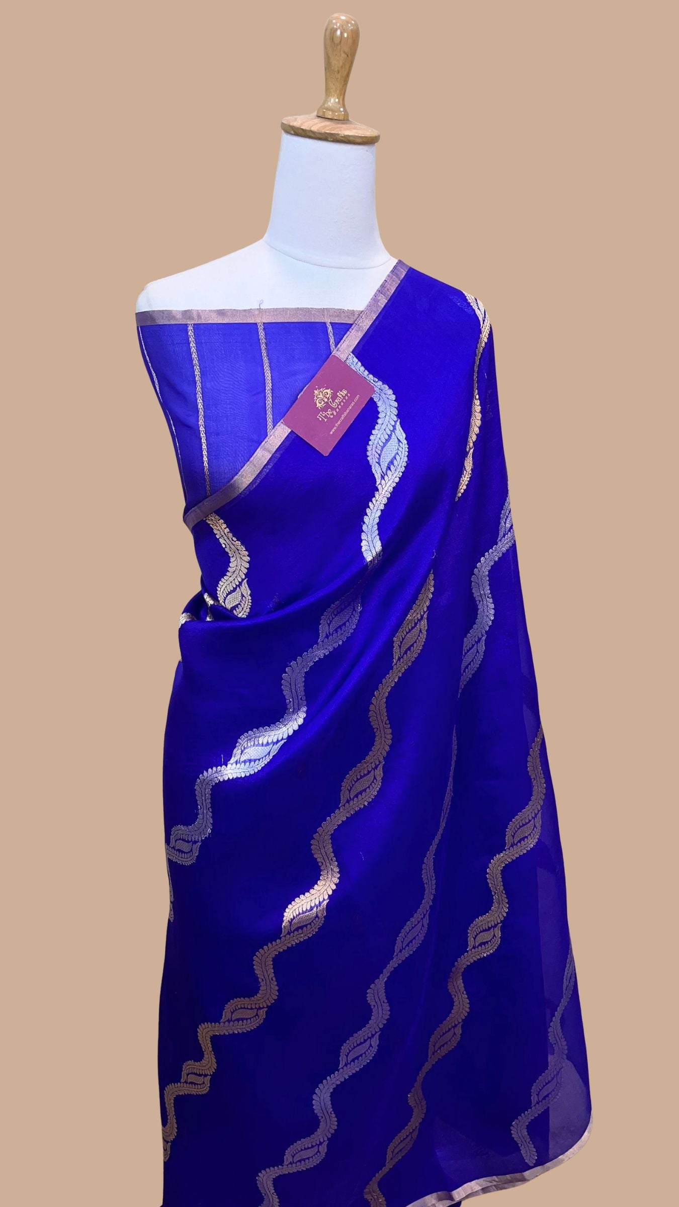 Pure Kora Silk Handloom Banarasi Saree
