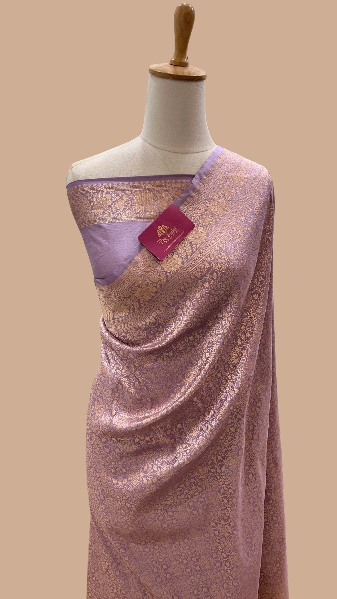 Pure Katan Silk Handloom Banarasi Saree - Tanchui Brocade