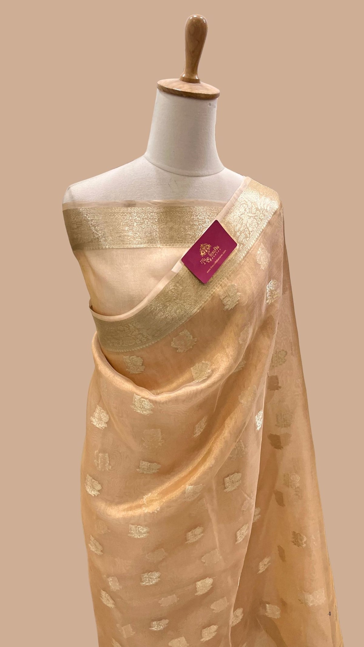 Pure Kora Tissue Silk Banarasi Saree