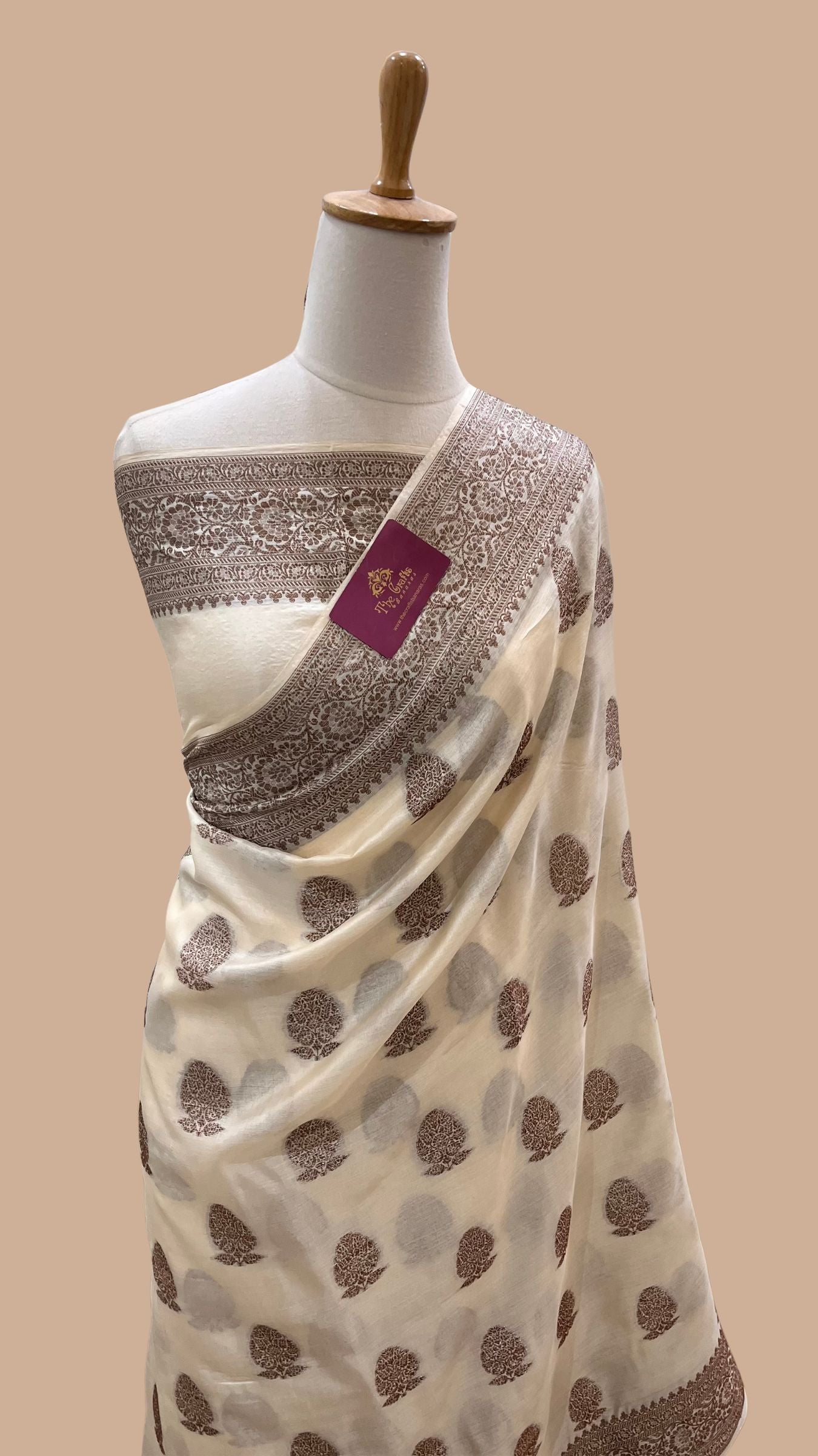 Pure Tussar Silk Banarasi Saree