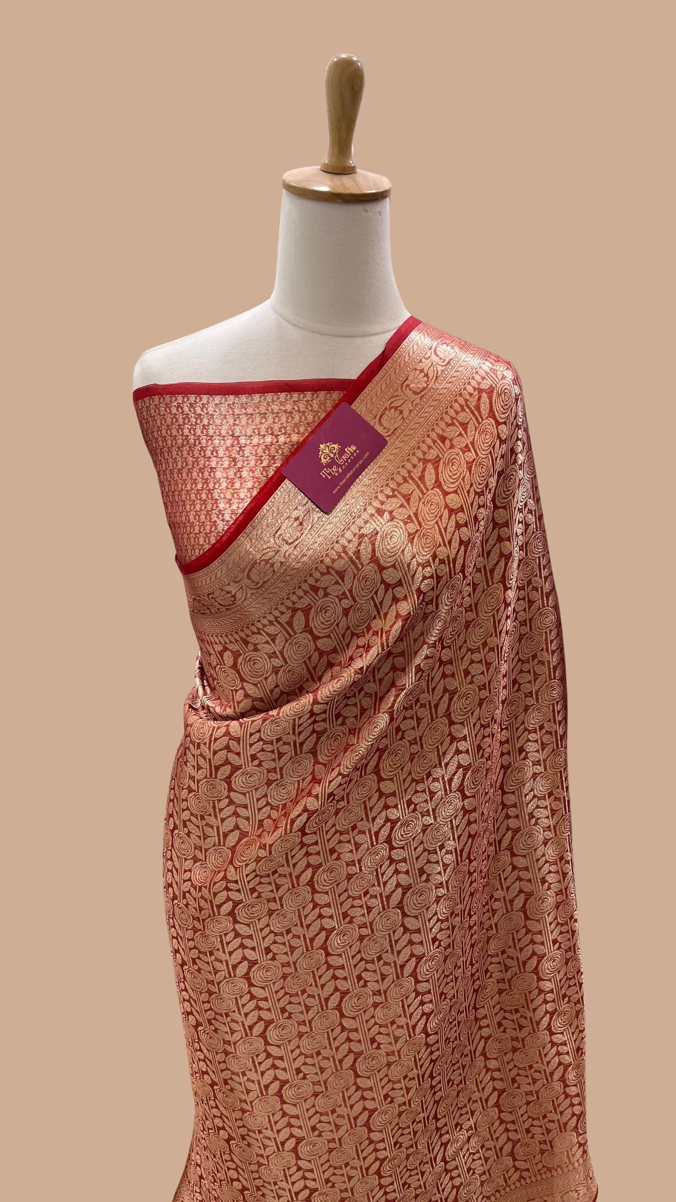 Pure Tissue Brocade Banarasi Saree