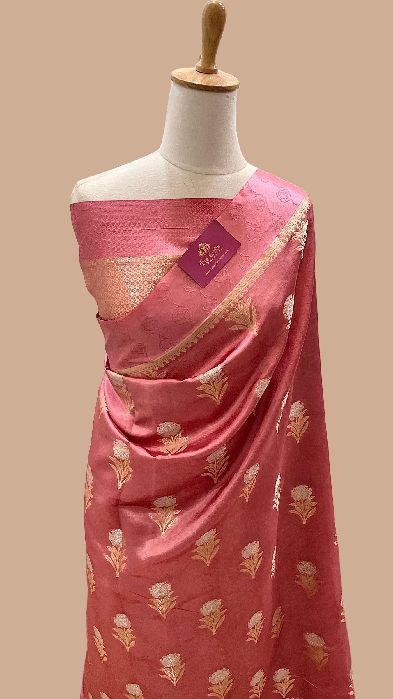 Pure Mango Silk Banarasi Saree