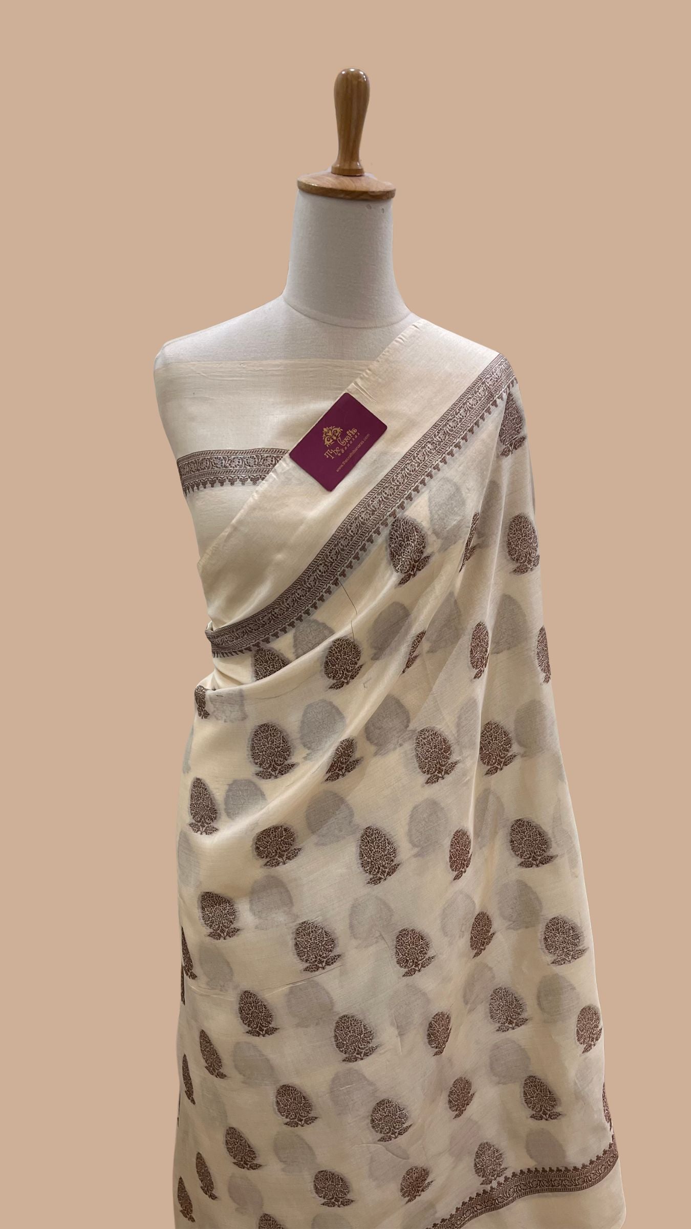 Pure Tussar Silk Banarasi Saree