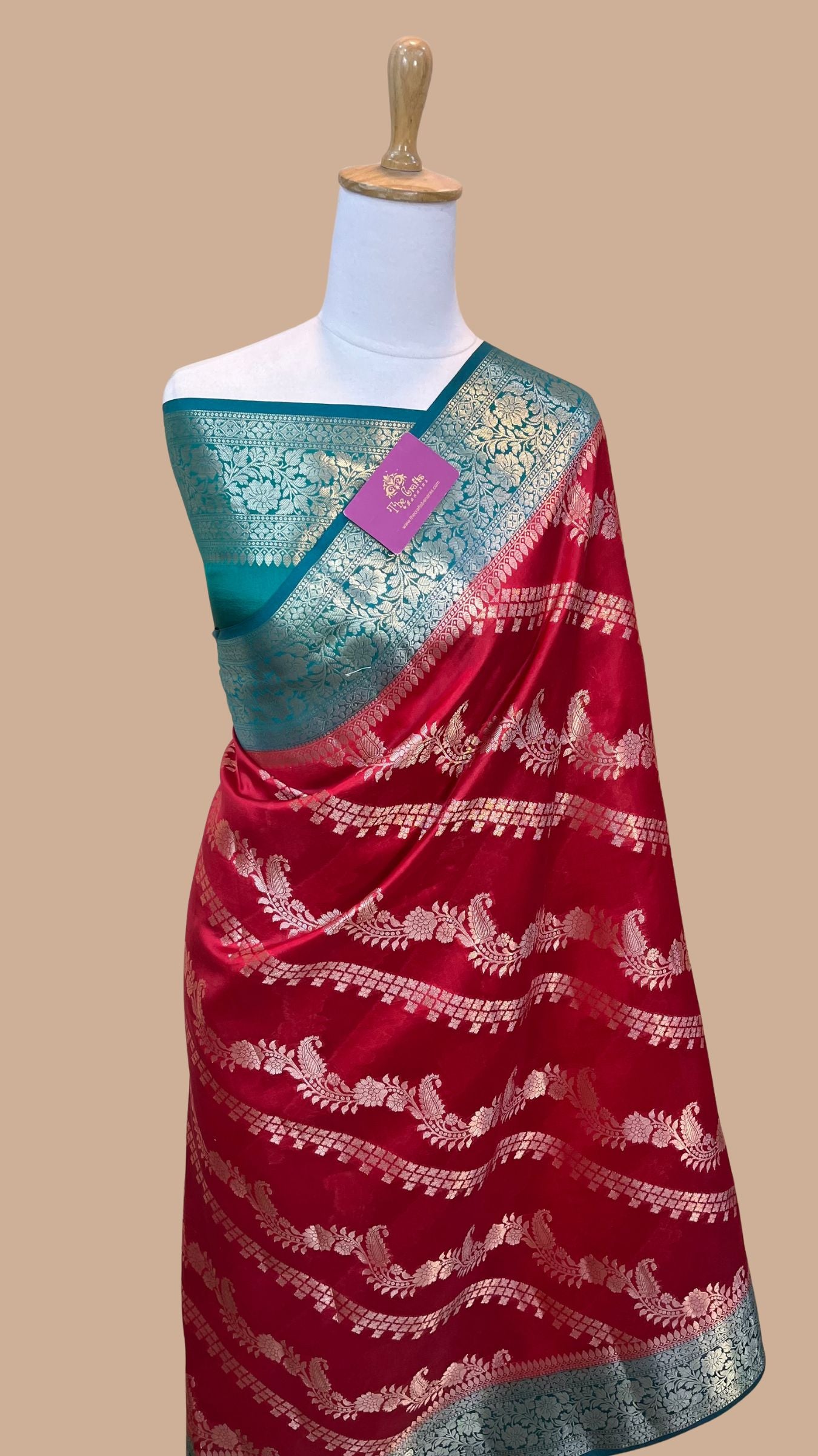Pure Dupion Silk Banarasi Saree