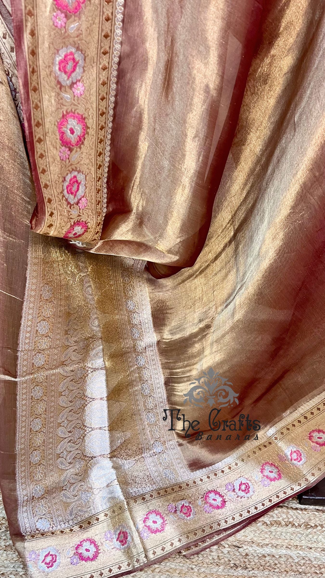 Pure Kora Tissue Silk Banarasi Saree