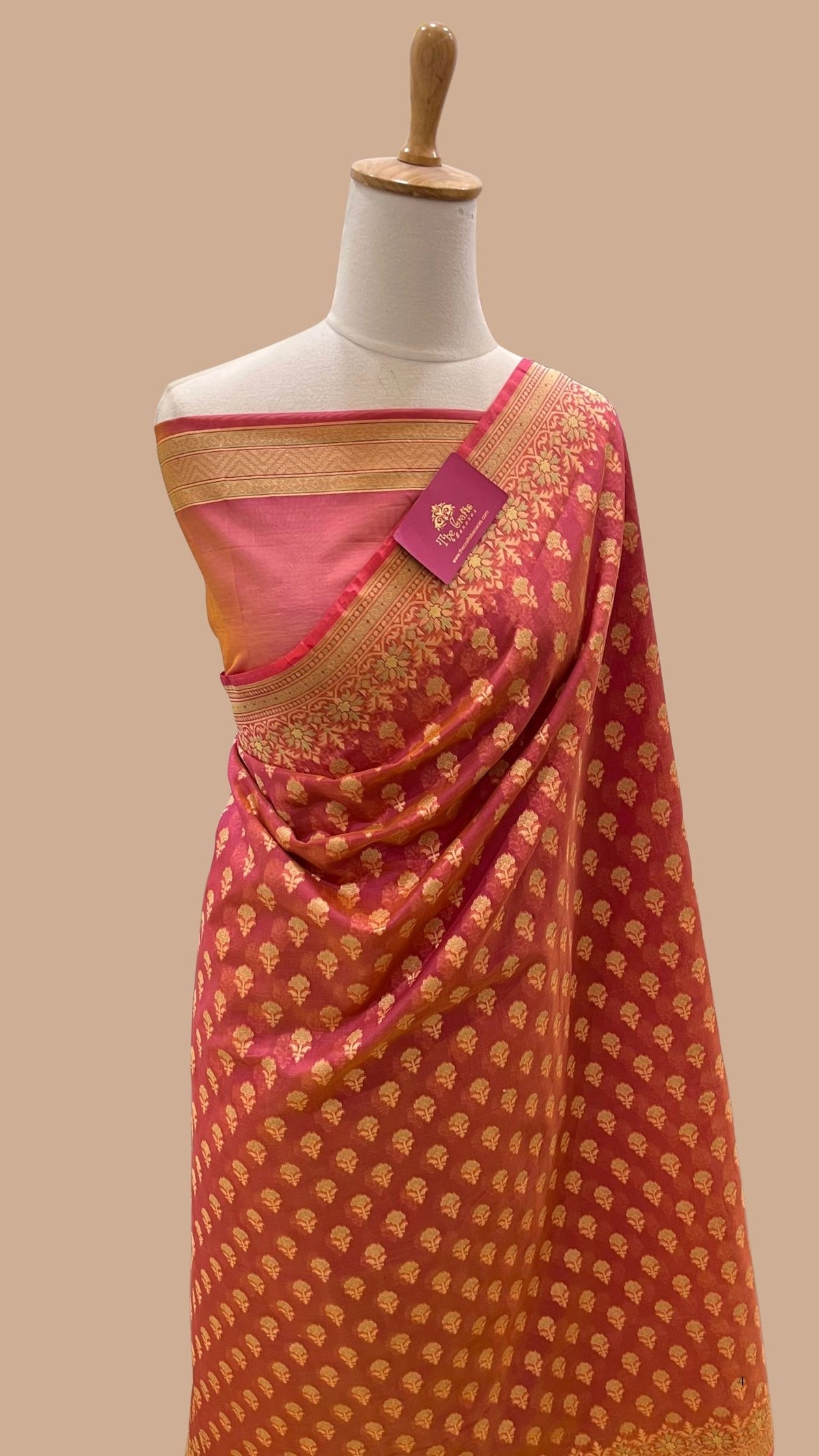 Pure Cotton Patola Reshmi Zari Banarasi Saree