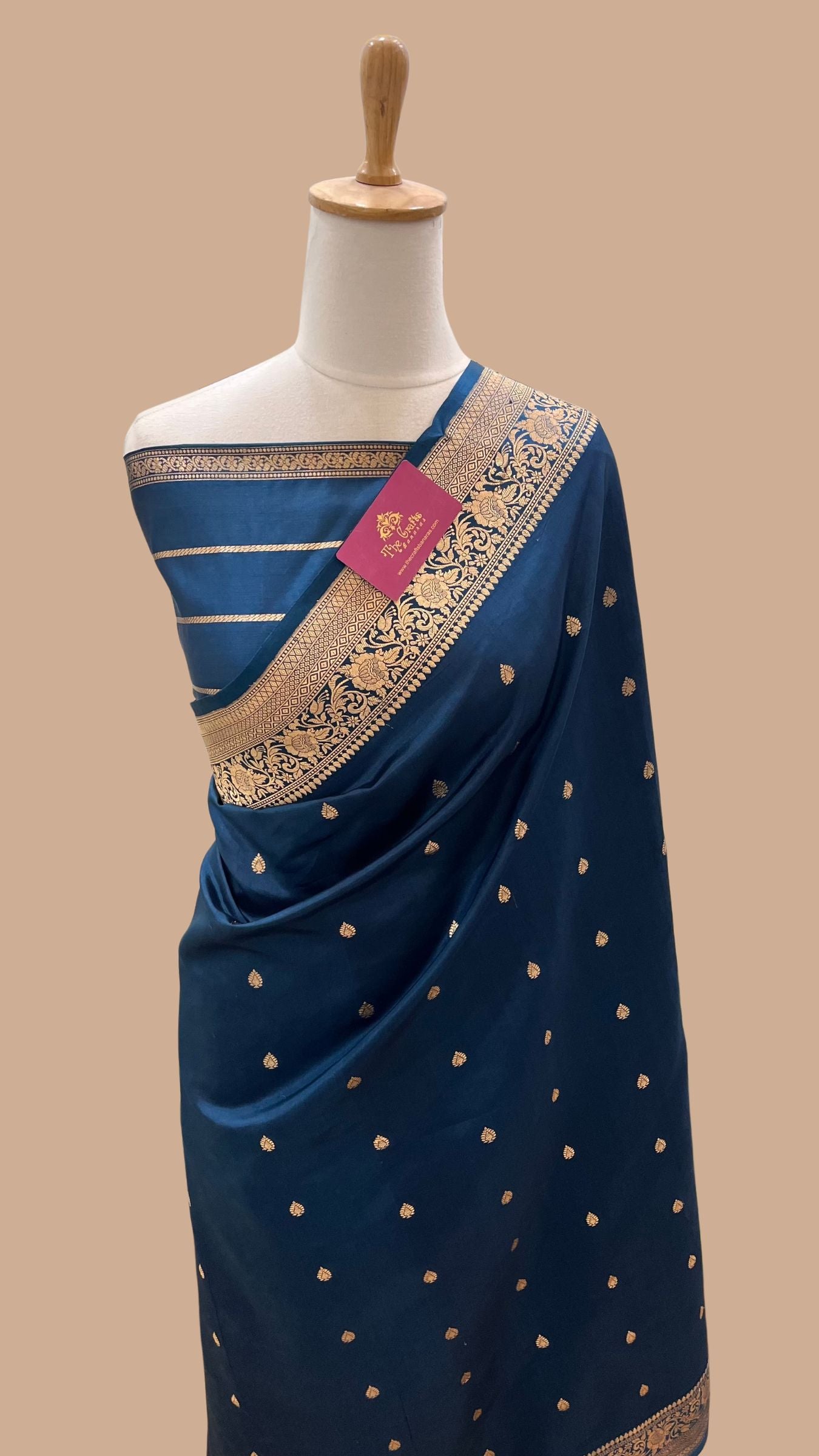 Pure Mango Silk Handloom Banarasi Saree