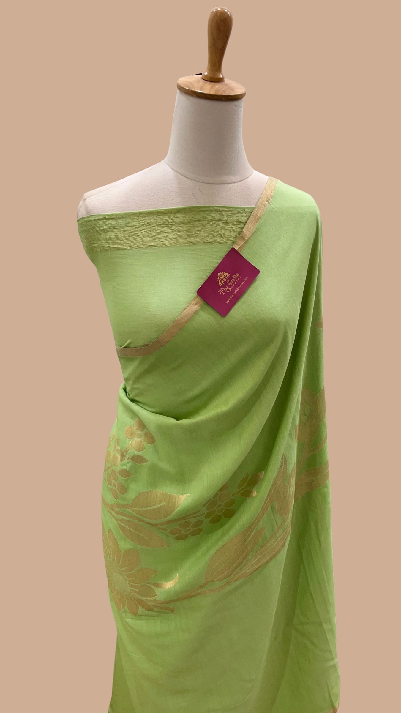 Pure Munga Silk Handloom Banarasi Saree