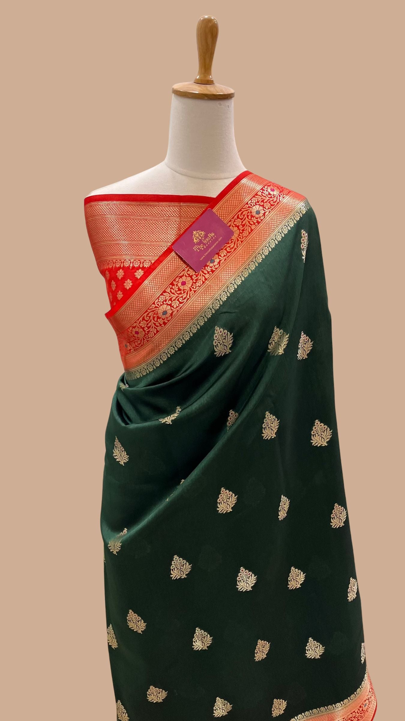 Pure Dupion Silk Banarasi Saree