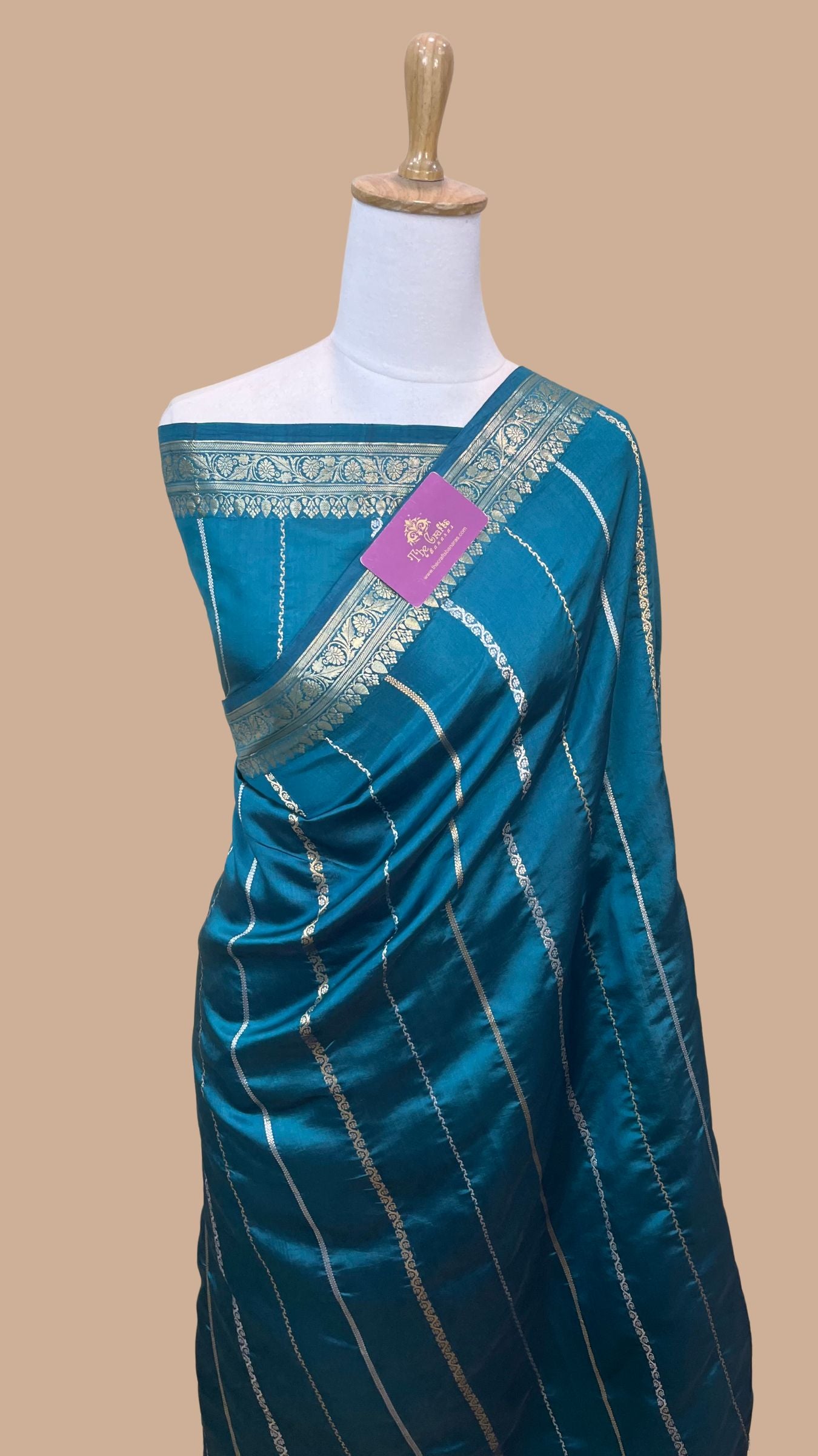 Pure Mango Silk Handloom Banarasi Saree