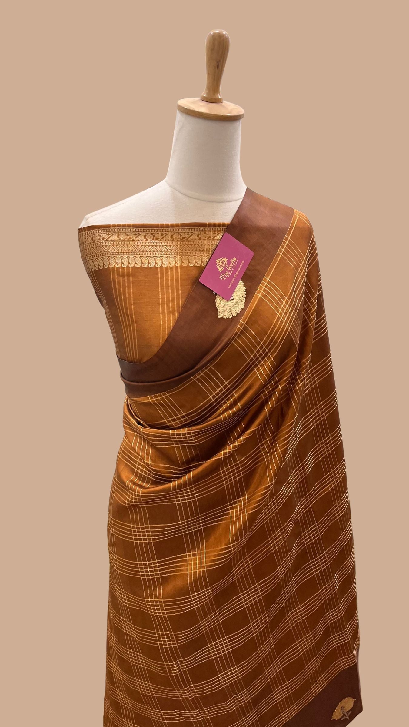 Pure Mango Silk Handloom Banarasi Saree