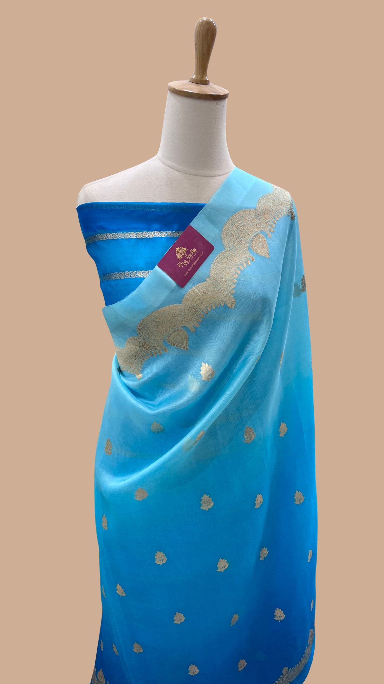 Pure Kora Silk Handloom Banarasi Saree