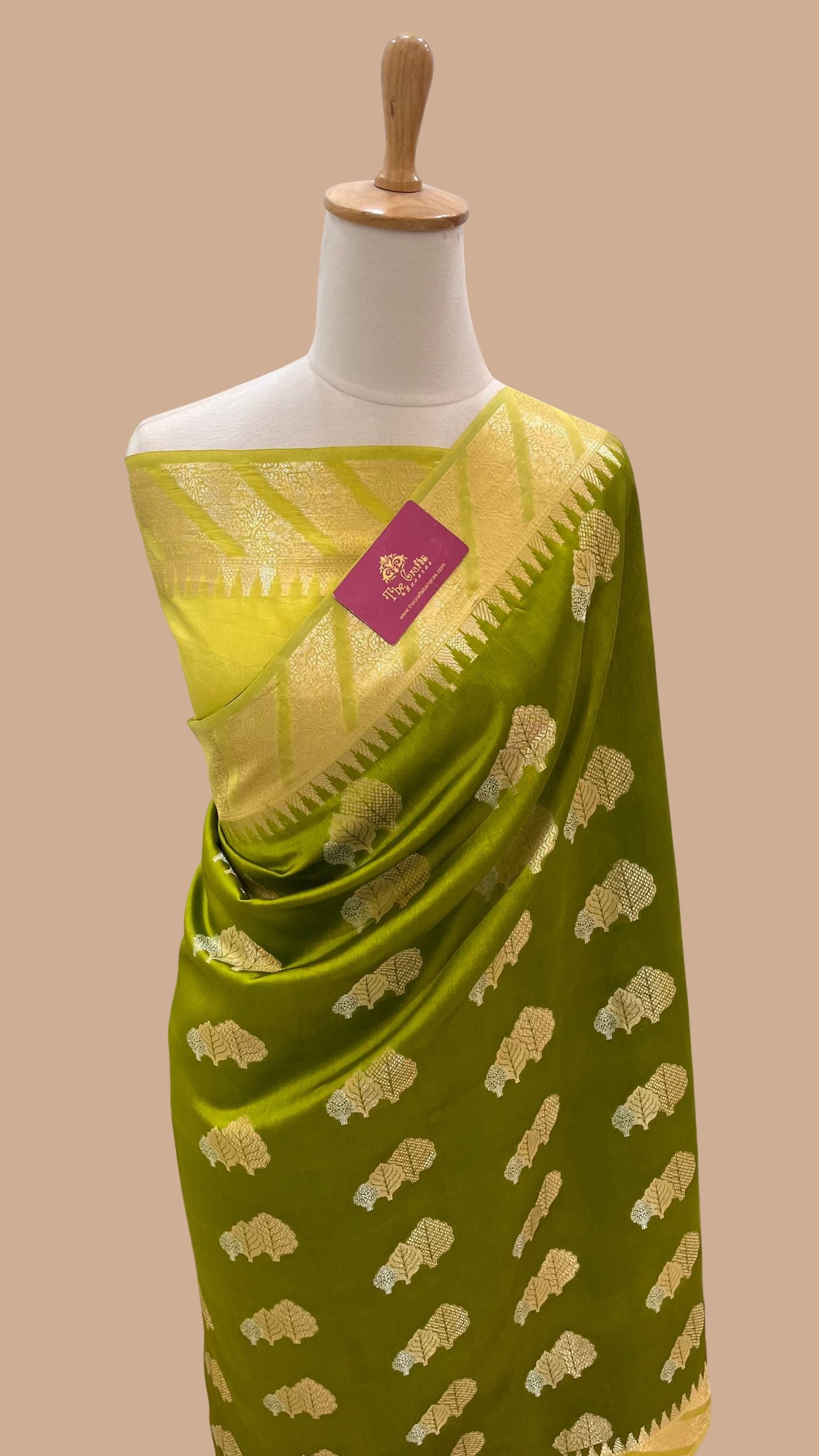 Pure Mango Silk Banarasi Saree
