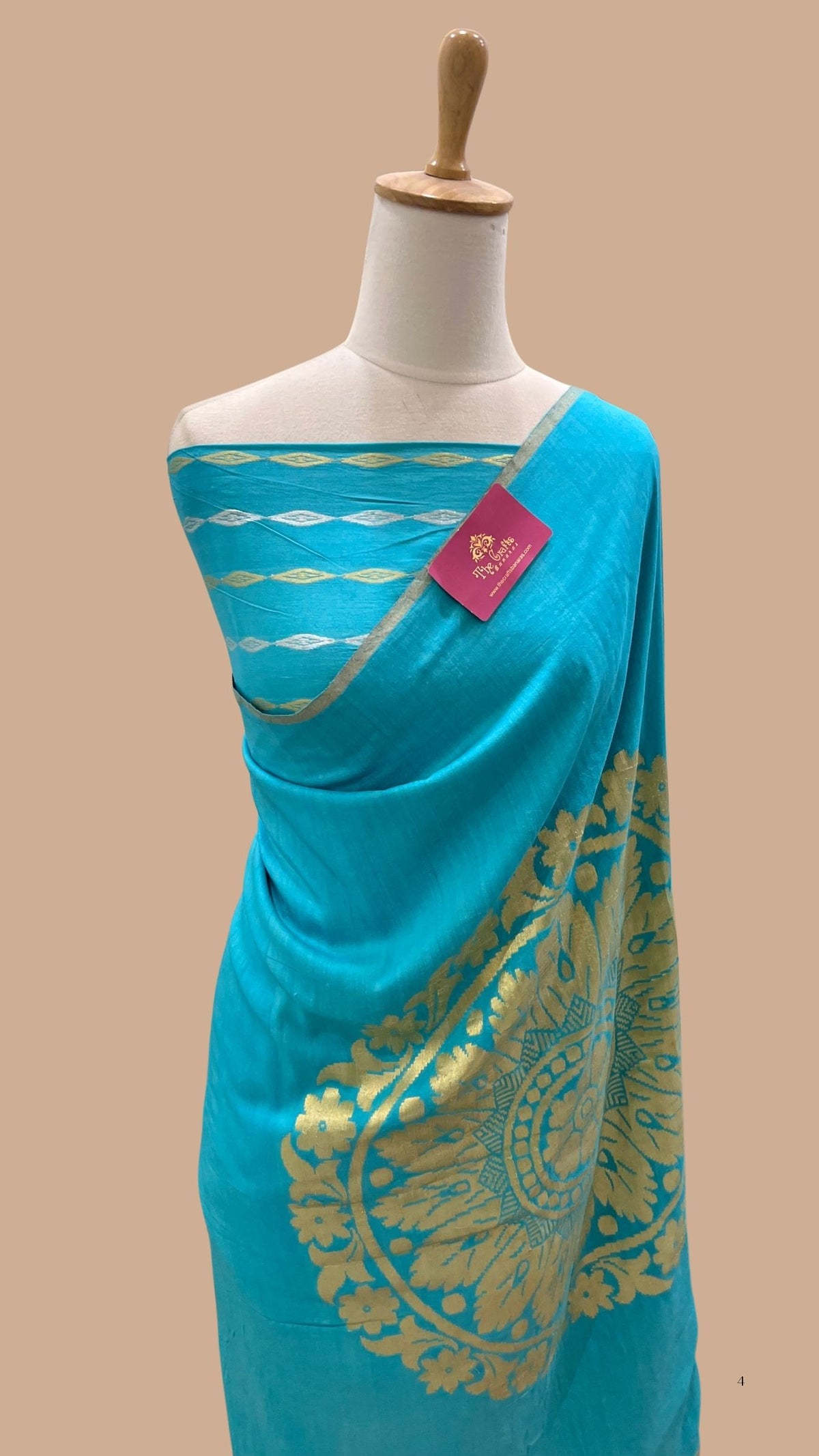 Pure Munga Silk Handloom Banarasi Saree