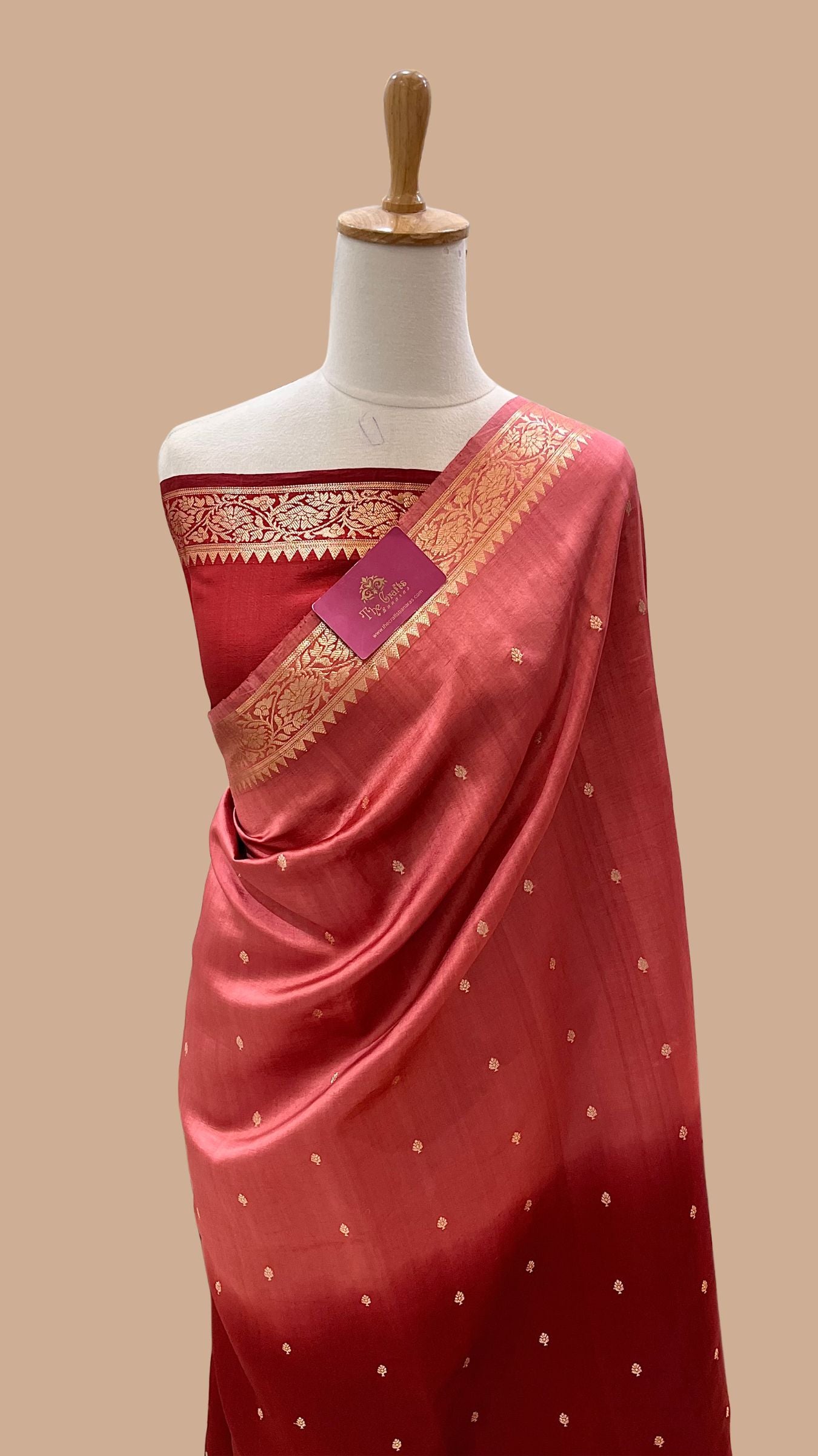 Pure Mango Silk Handloom Banarasi Saree