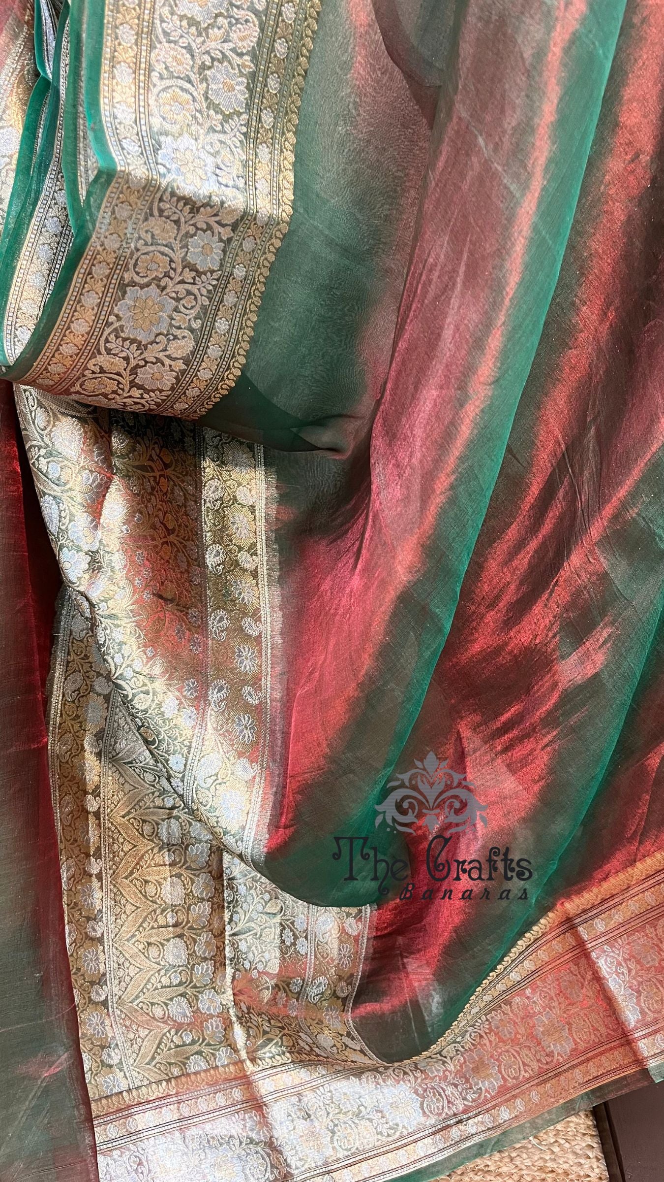 Pure Kora Tissue Silk Banarasi Saree