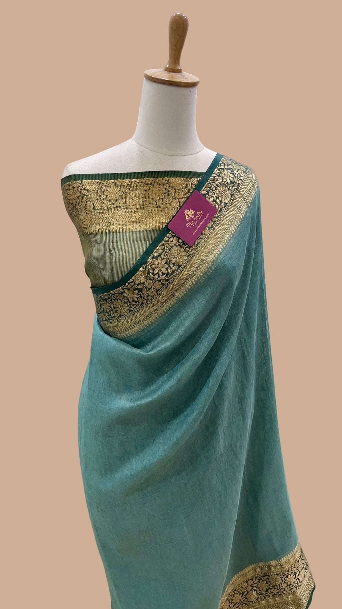 Pure Linen Banarasi Saree