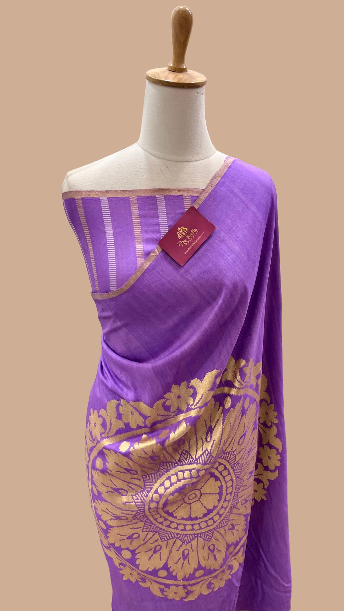 Pure Munga Silk Handloom Banarasi Saree