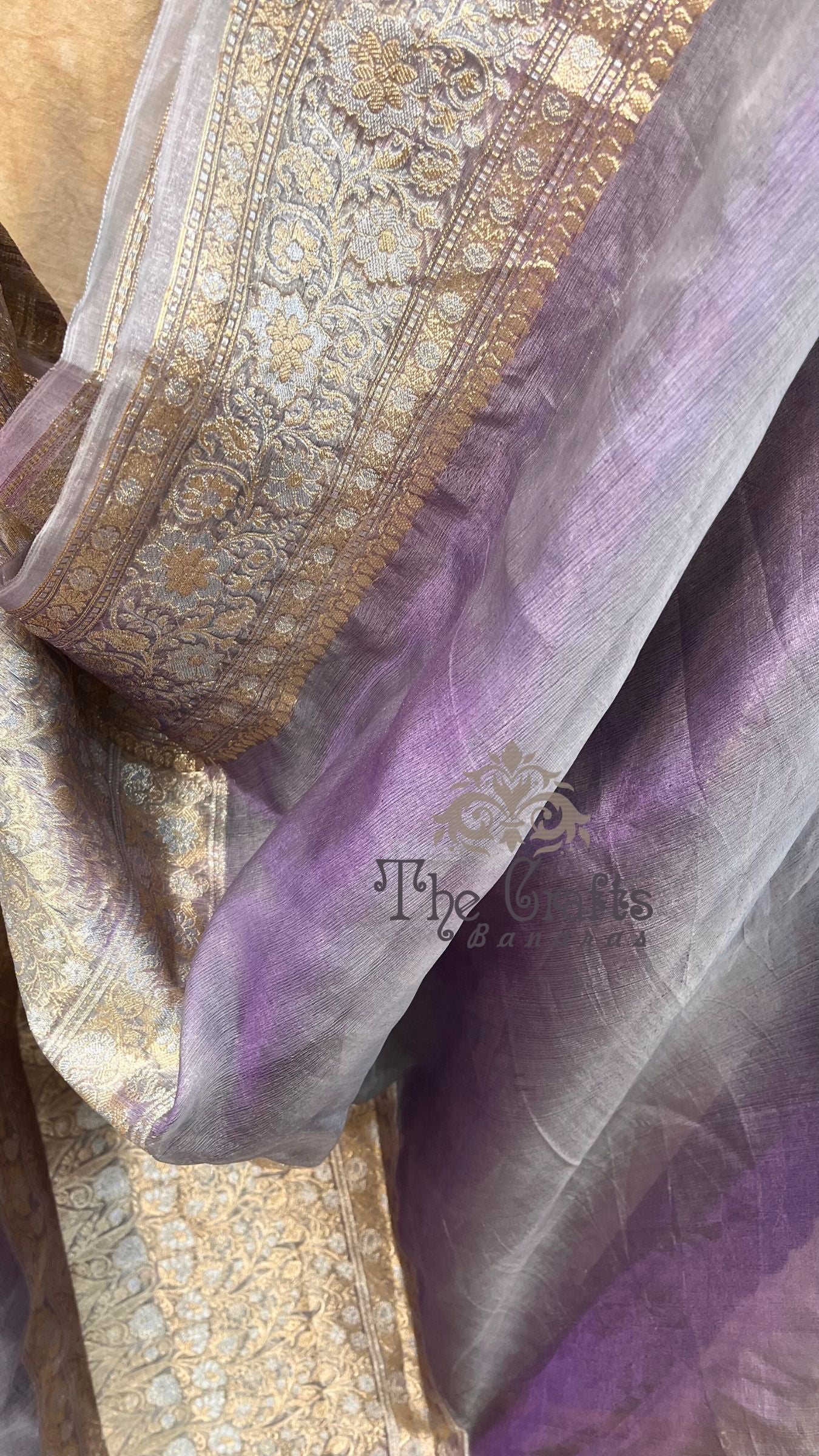 Pure Kora Tissue Silk Banarasi Saree