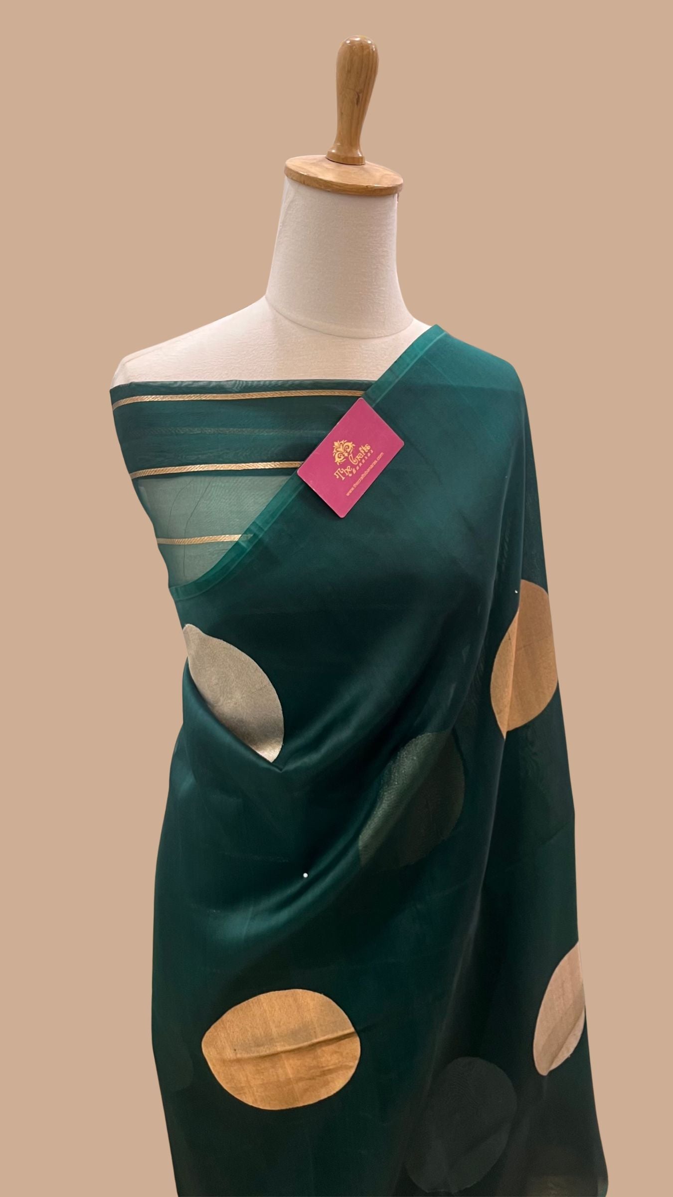 Pure Kora Silk Handloom Banarasi Saree