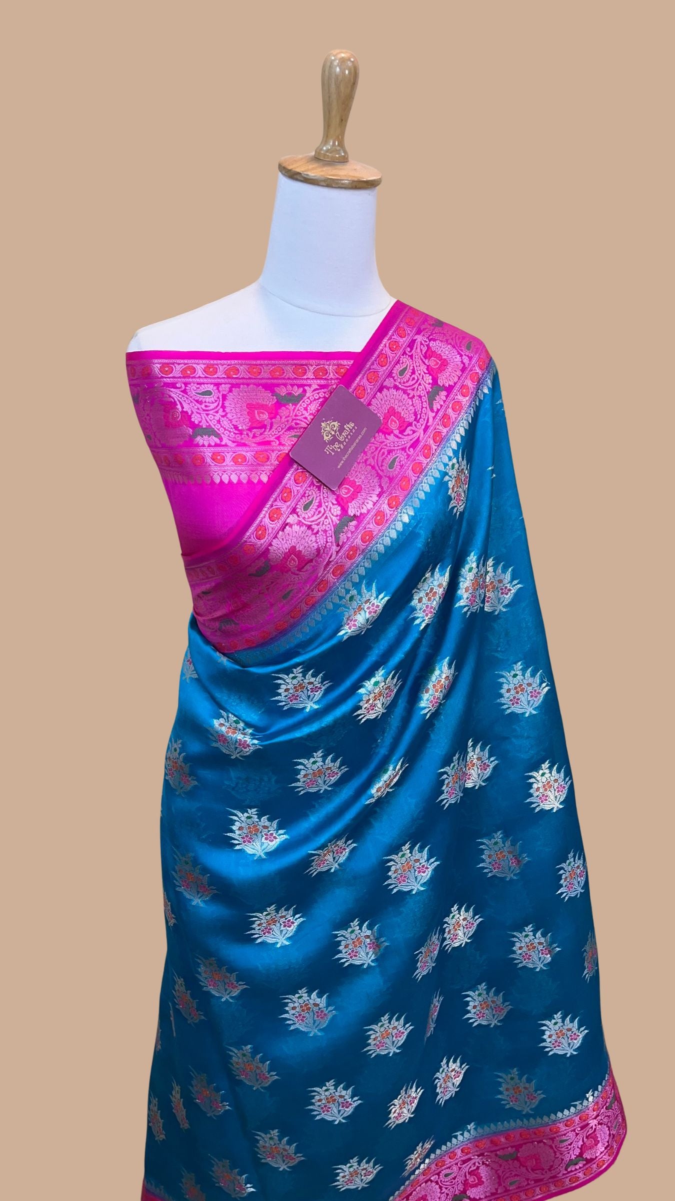 Pure Dupion Silk Banarasi Saree