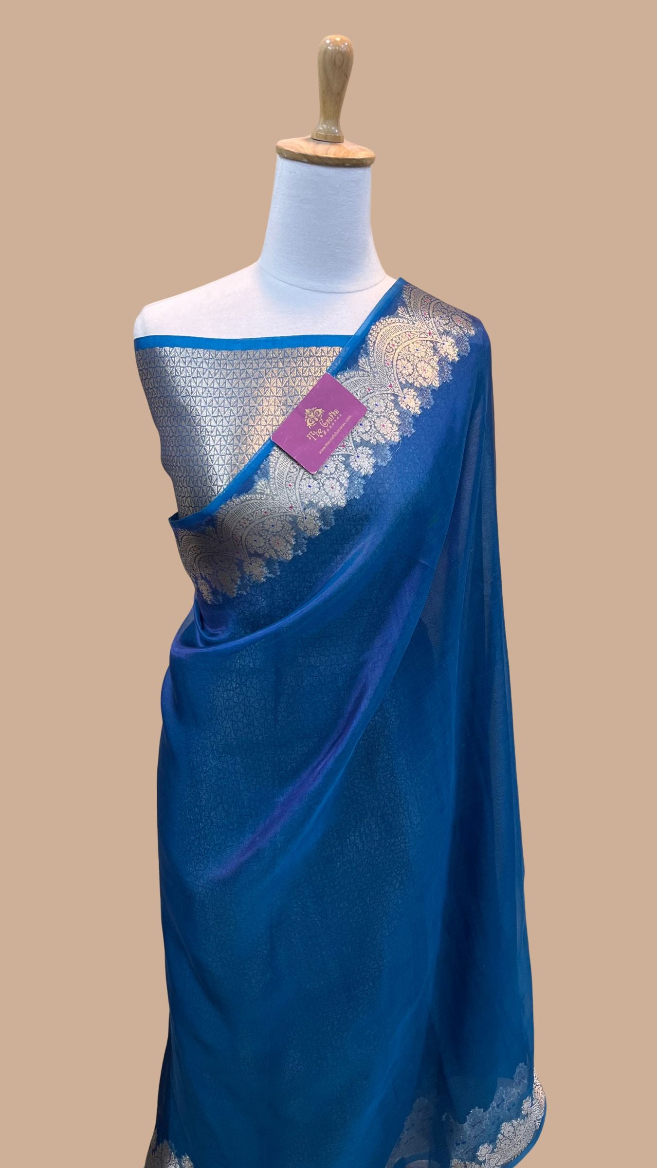 Pure Kora Tissue Silk Banarasi Saree