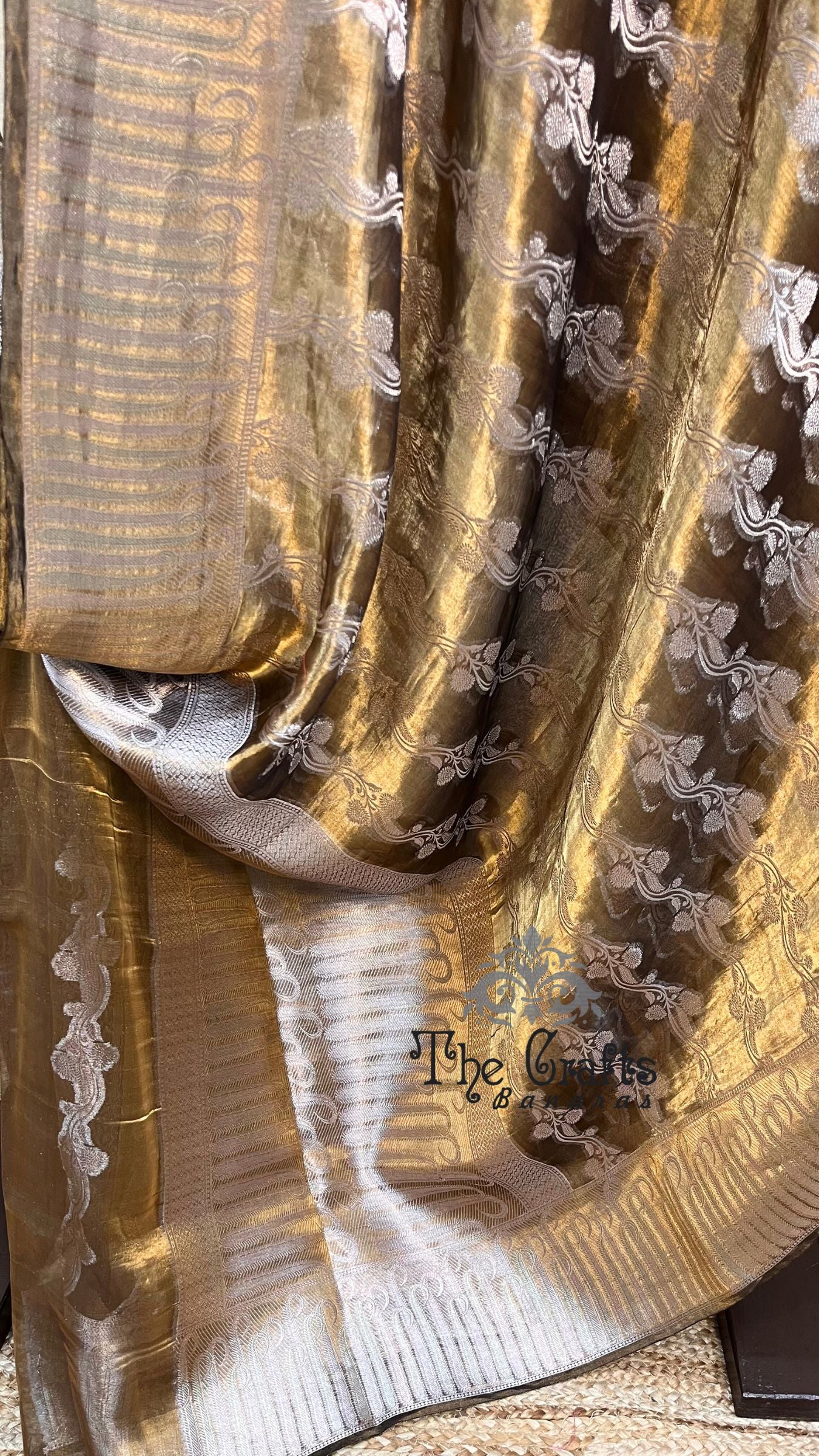 Pure Kora Tissue Silk Banarasi Saree