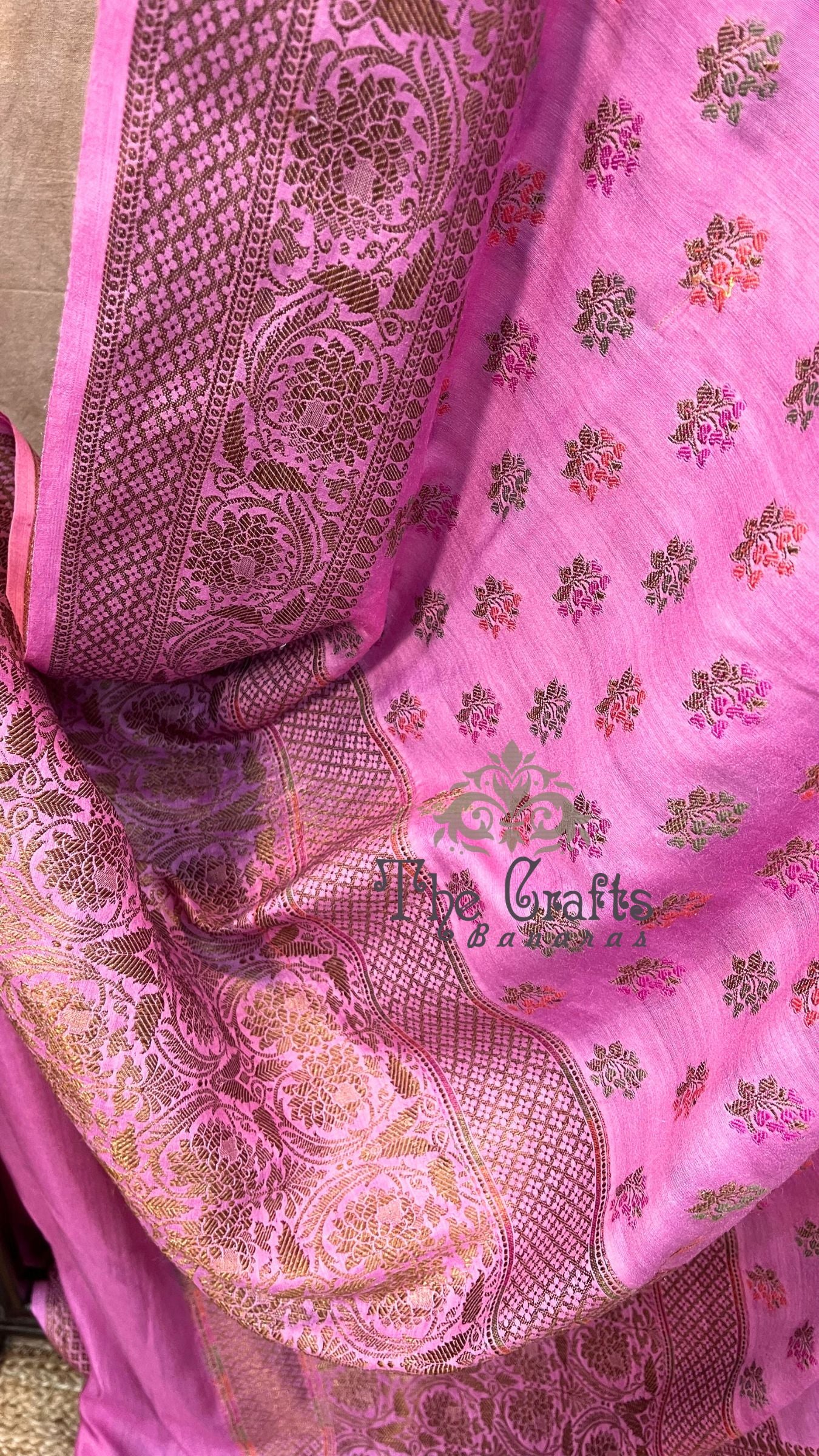 Pure Munga Silk Banarasi Saree