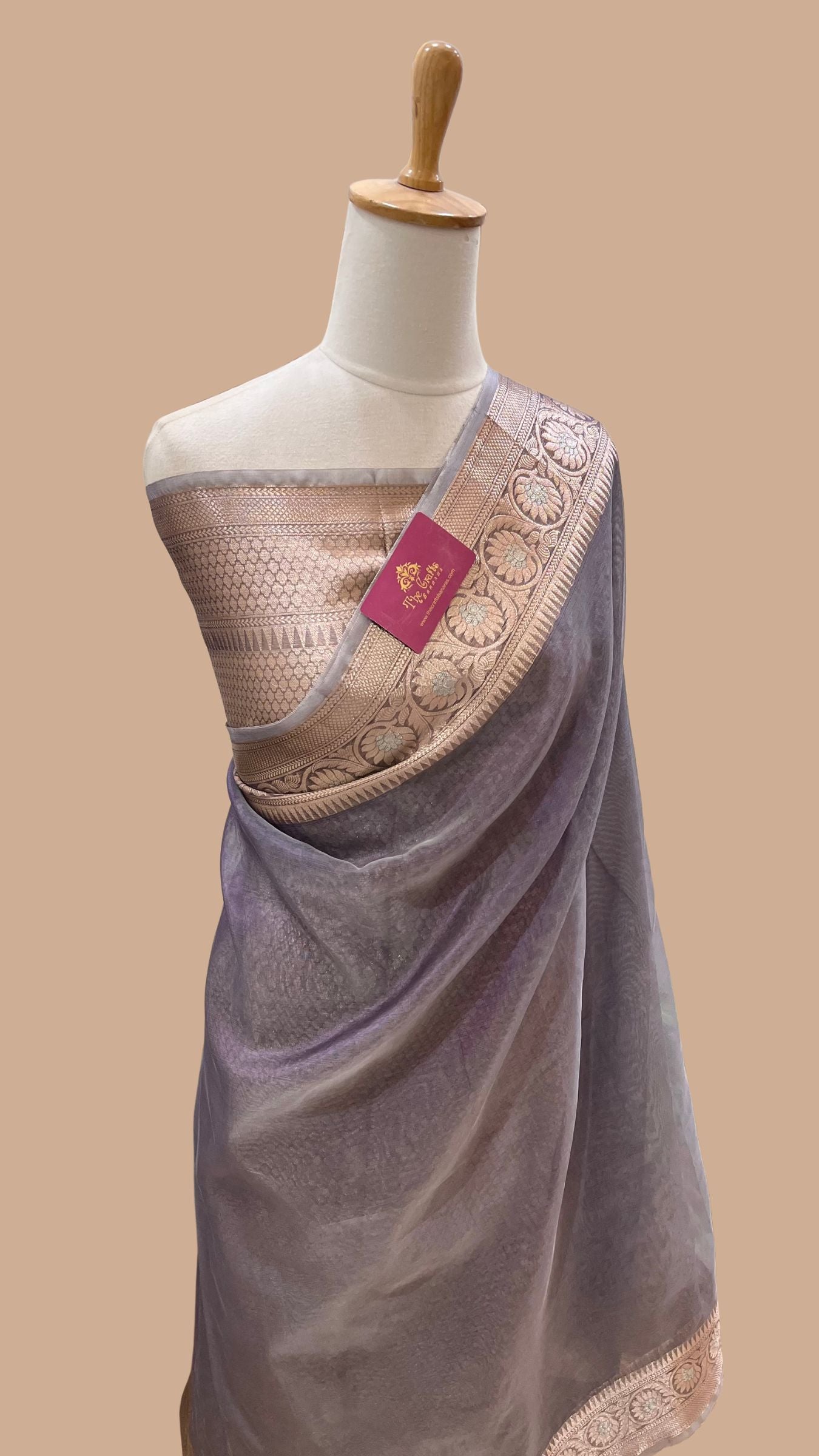 Pure Kora Tissue Silk Banarasi Saree