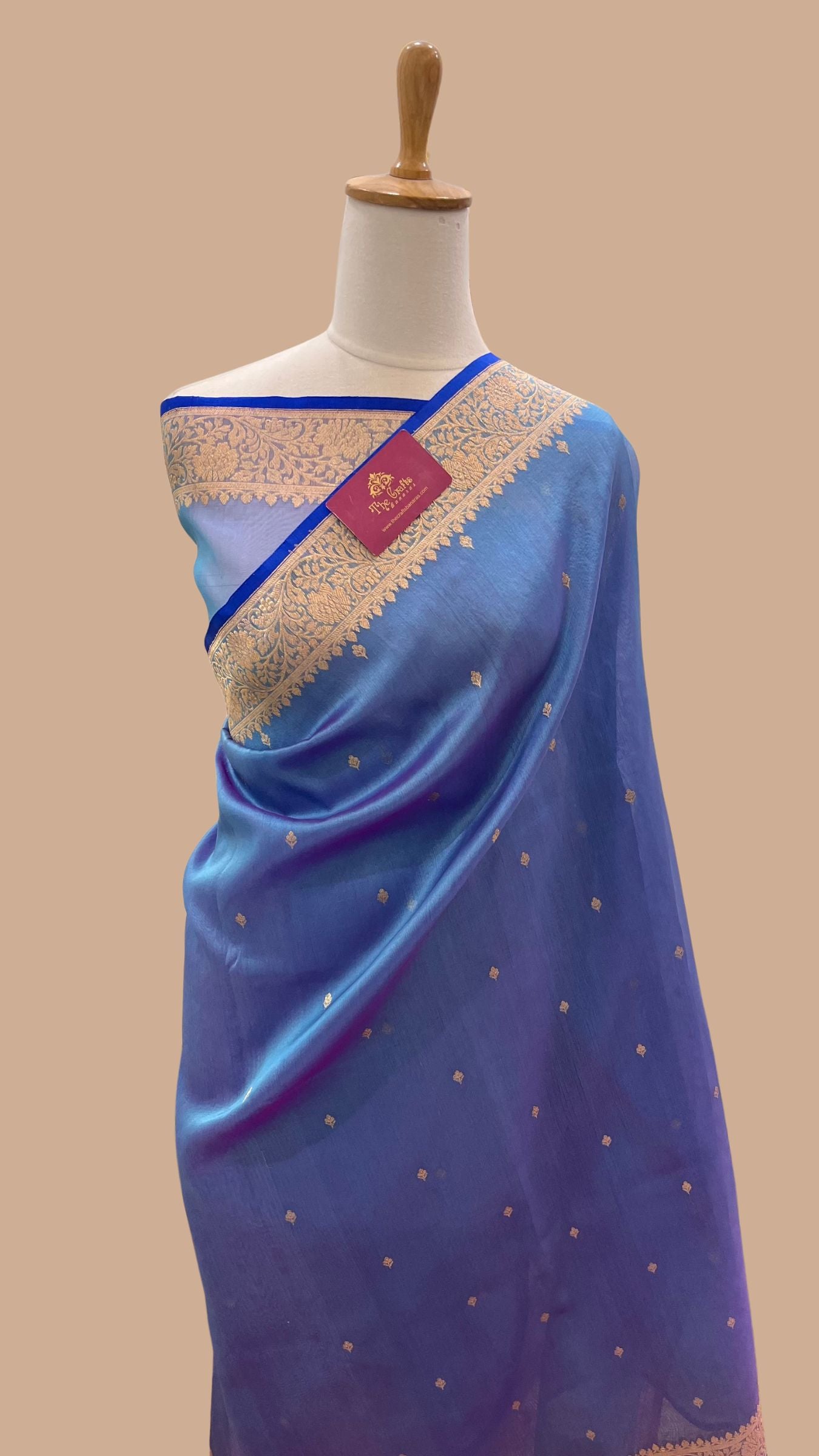 Pure Kora Silk Handloom Banarasi Saree
