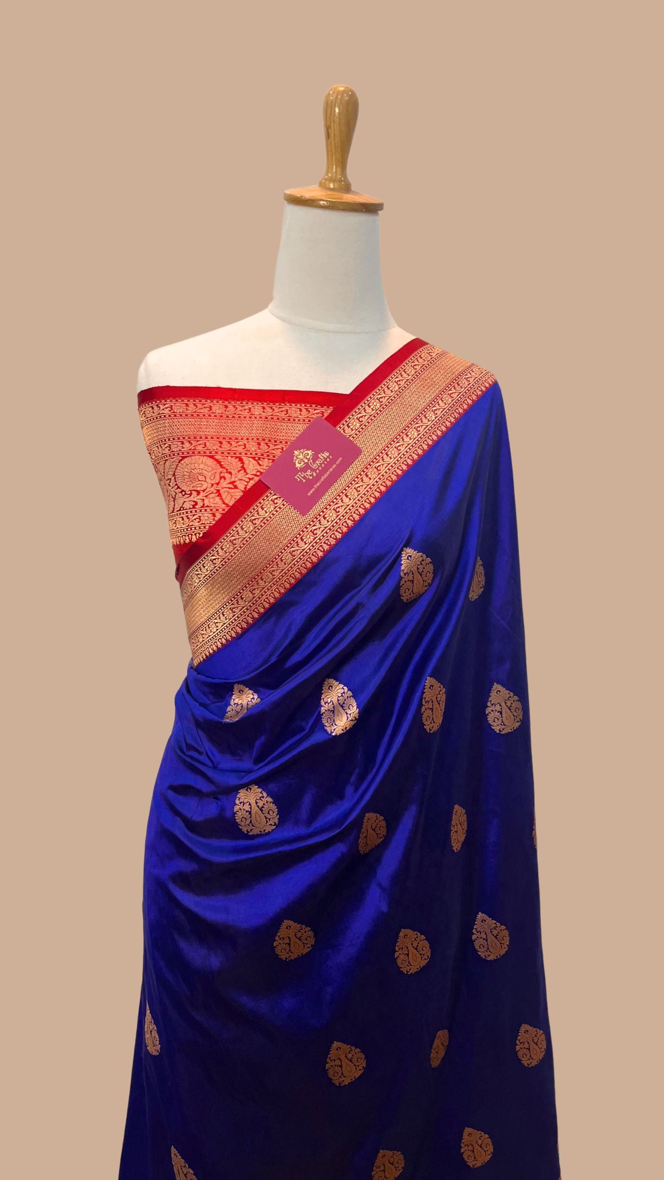 Pure Katan Silk Handloom Banarasi Saree - Kadhua Buti