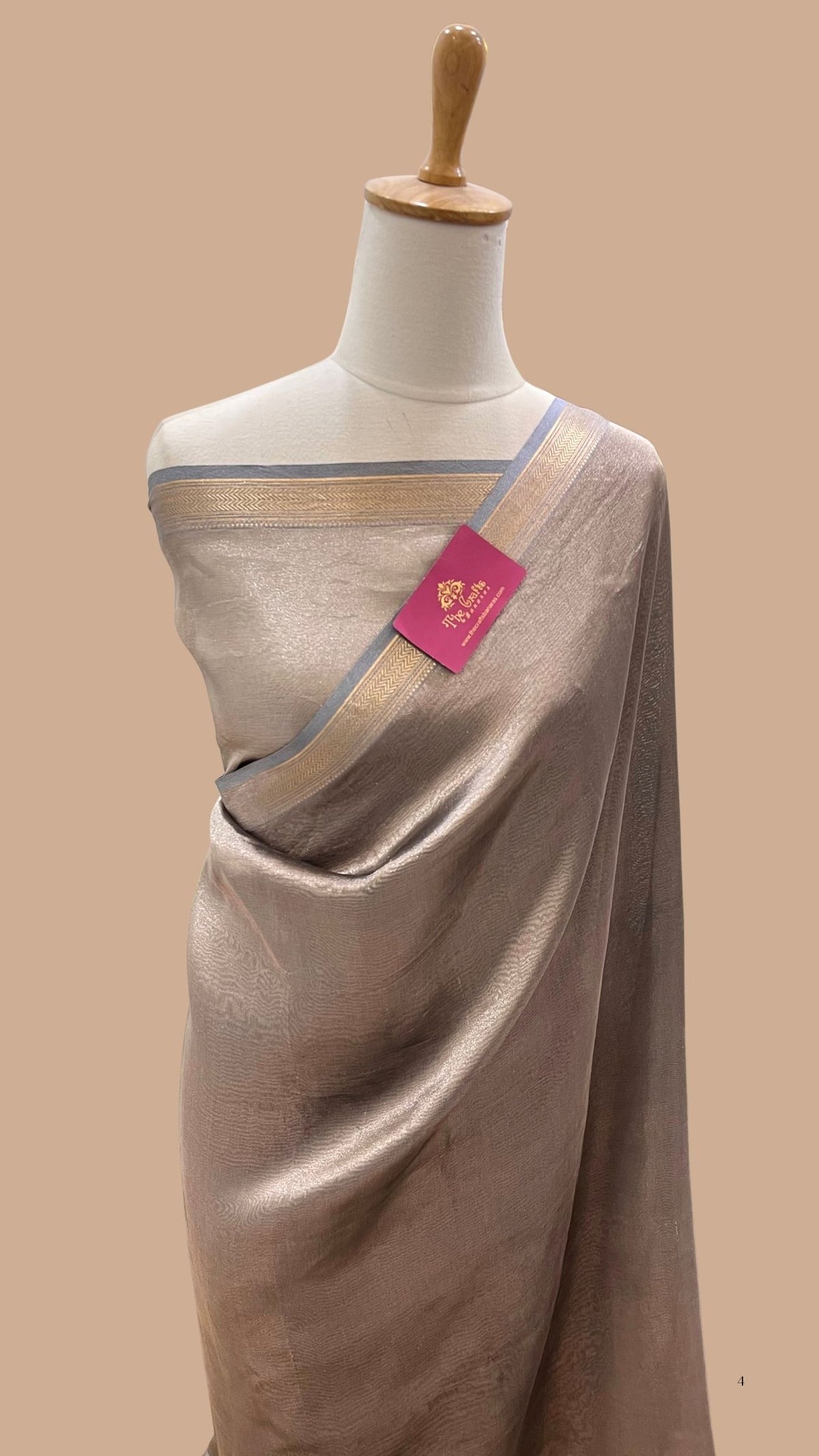Pure Kora Tissue Silk Banarasi Saree