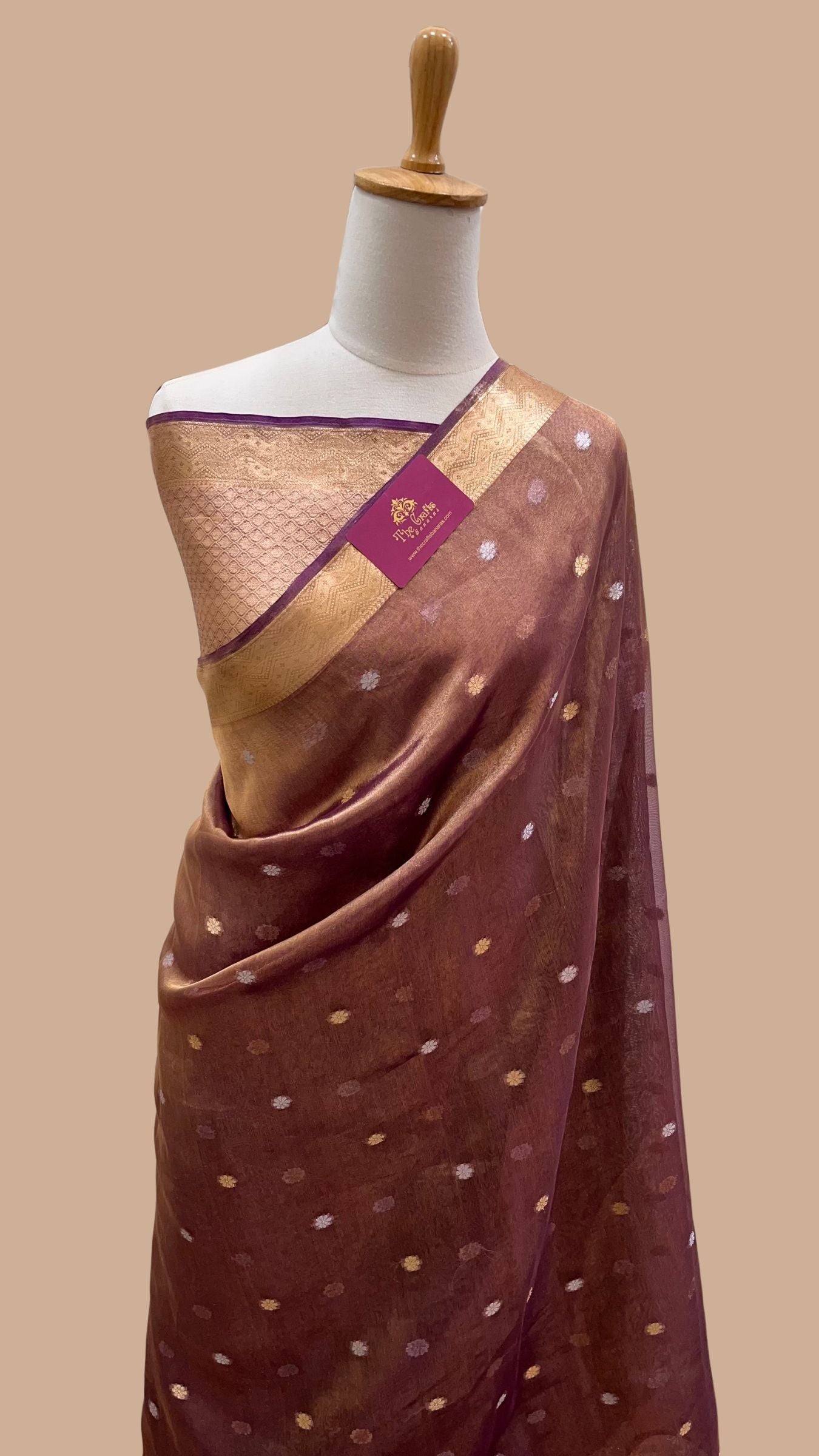 Pure Kora Tissue Silk Banarasi Saree