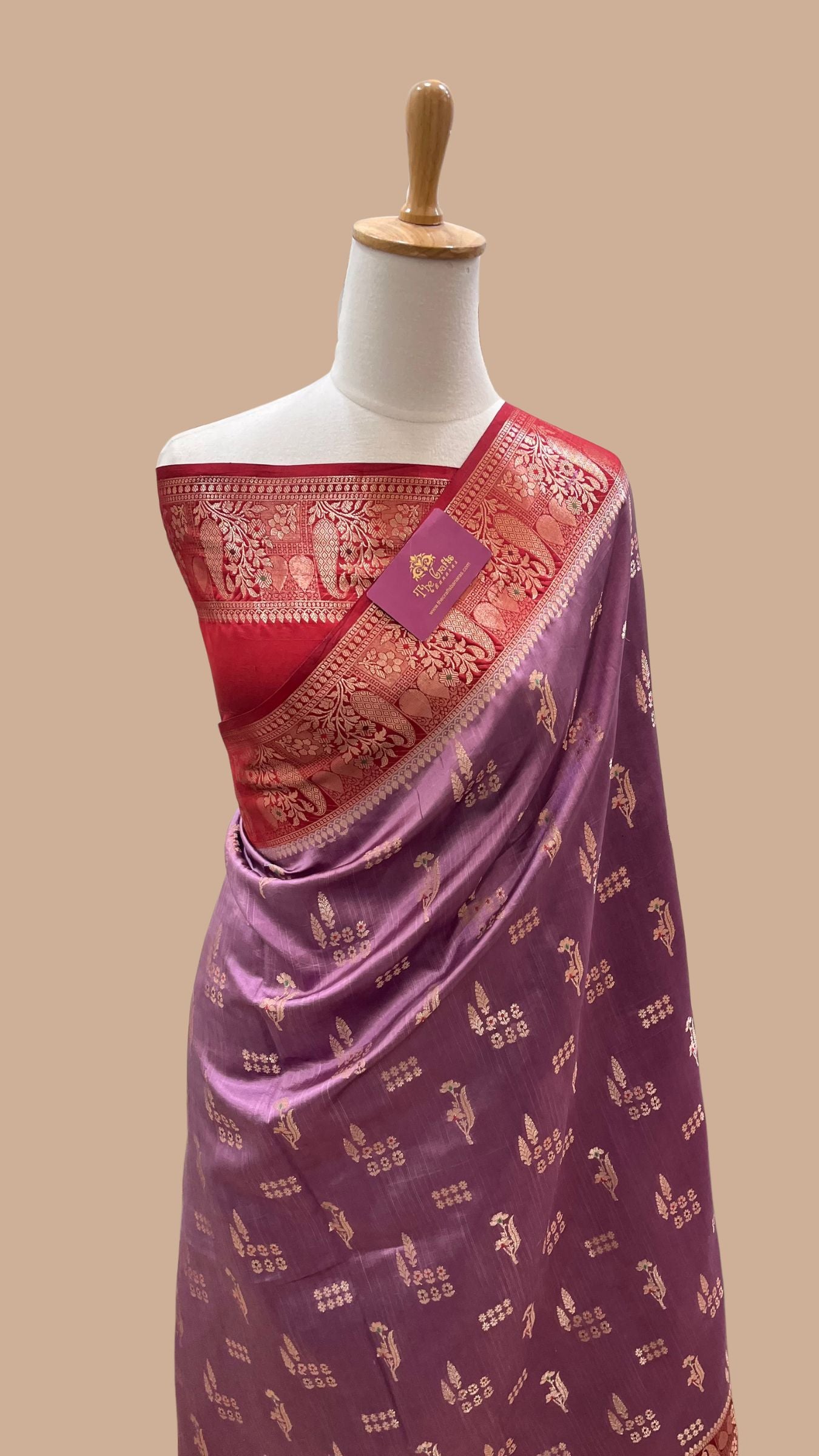Pure Mango Silk Banarasi Saree