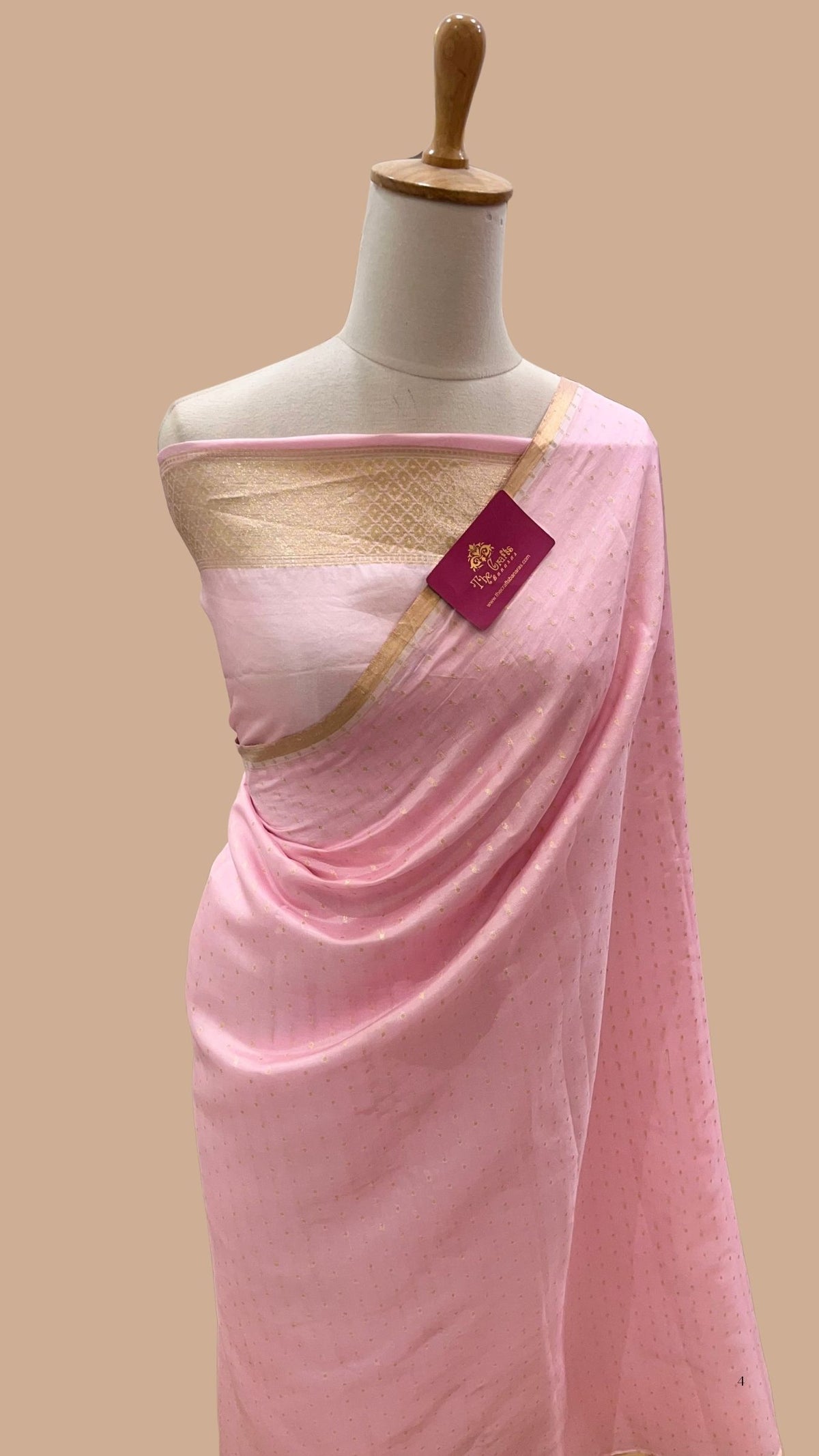 Pure Mango Silk Handloom Banarasi Saree