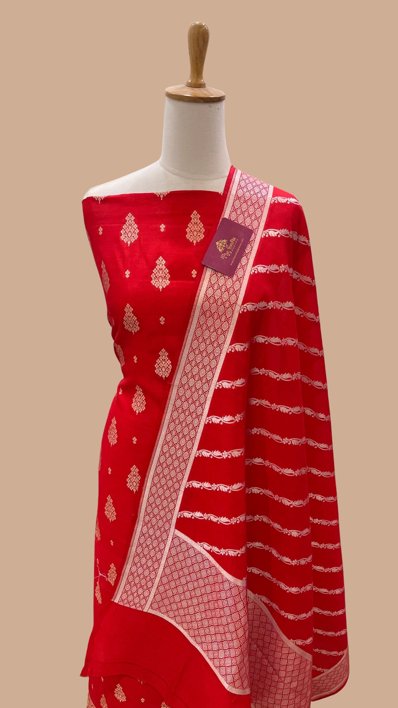 Pure Chiniya Silk Banarasi Dress Material
