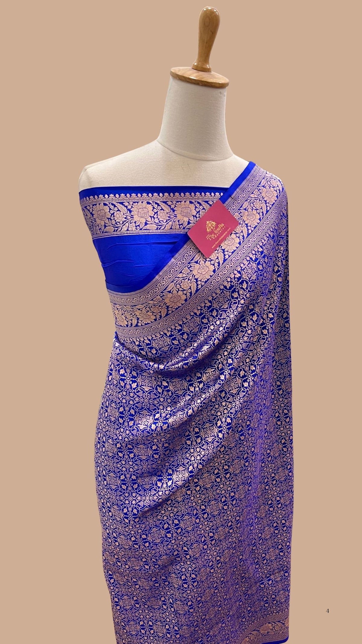 Pure Katan Silk Handloom Banarasi Saree - Tanchui Brocade