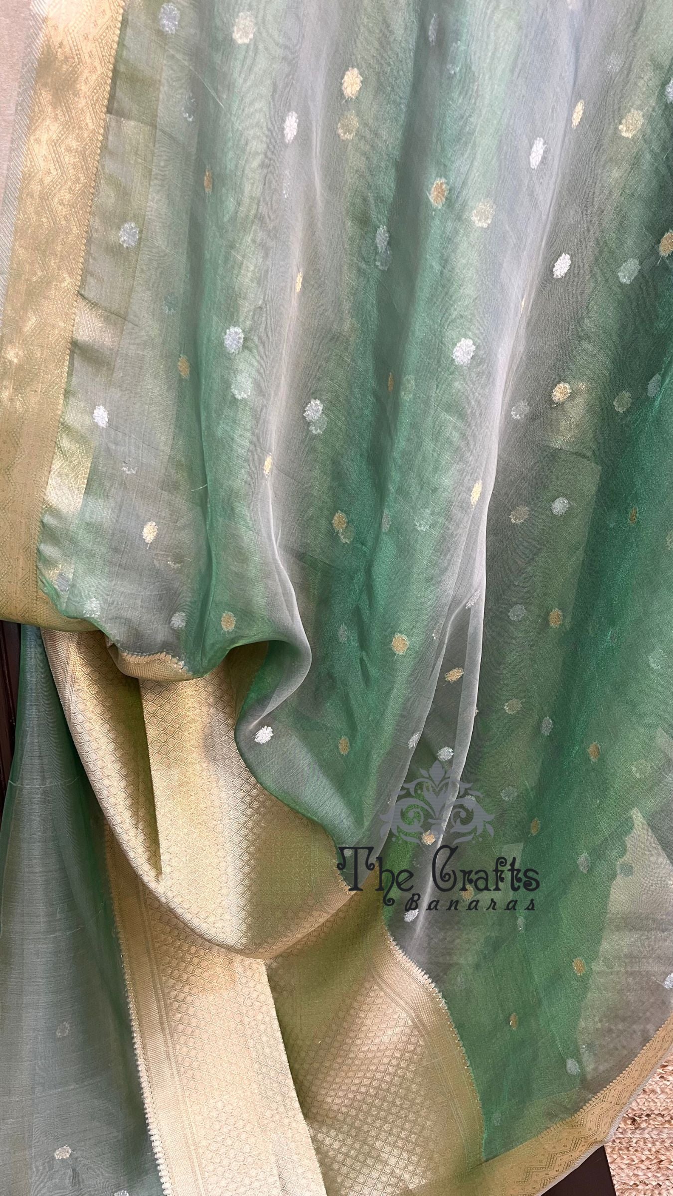 Pure Kora Tissue Silk Banarasi Saree