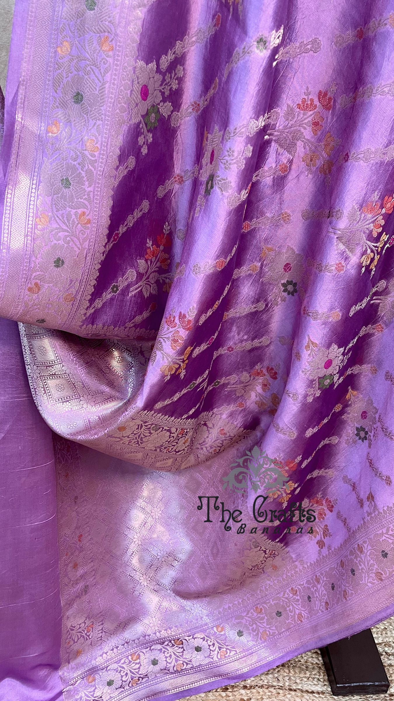 Pure Mango Silk Banarasi Saree