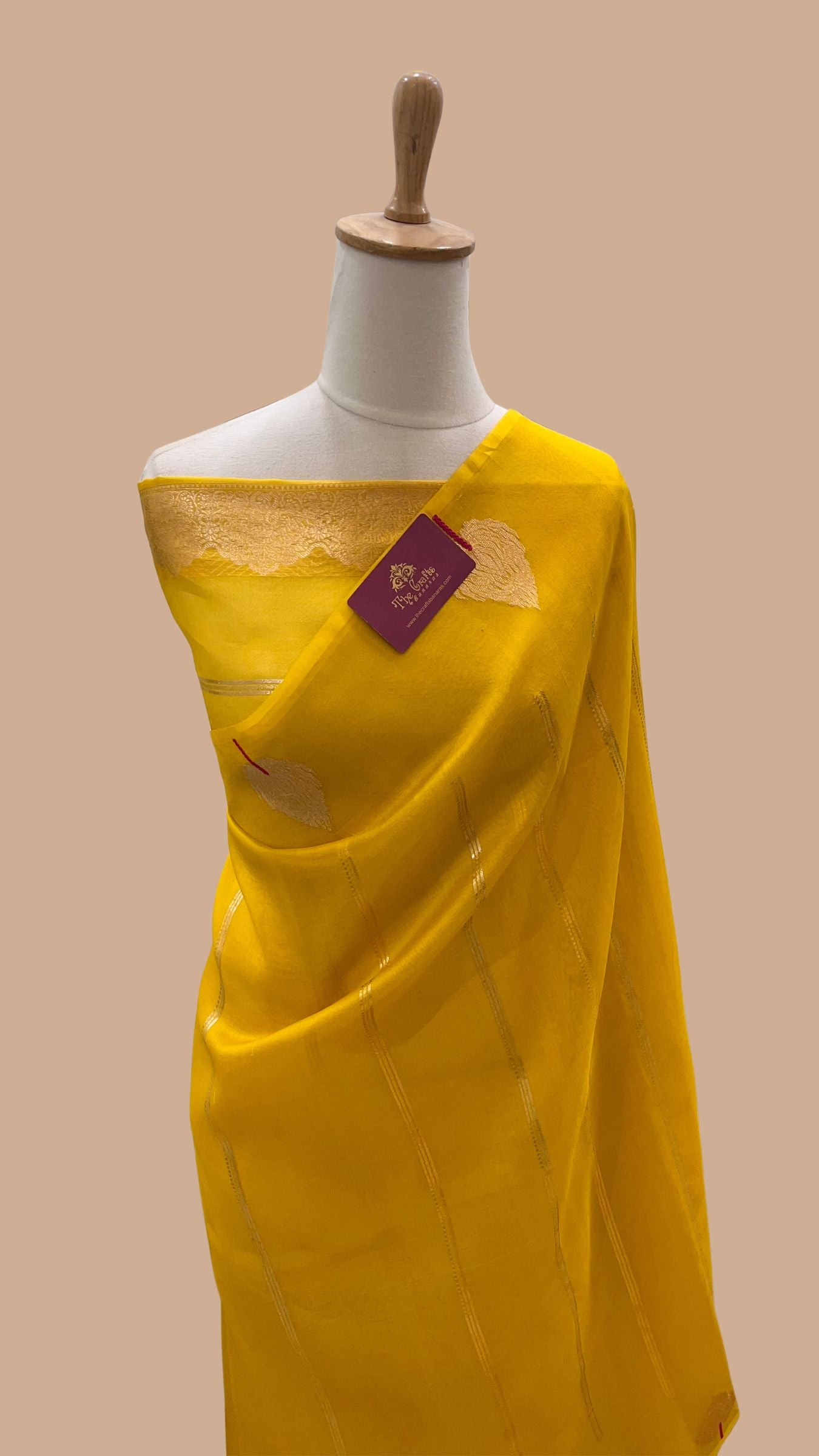 Pure Kora Silk Handloom Banarasi Saree
