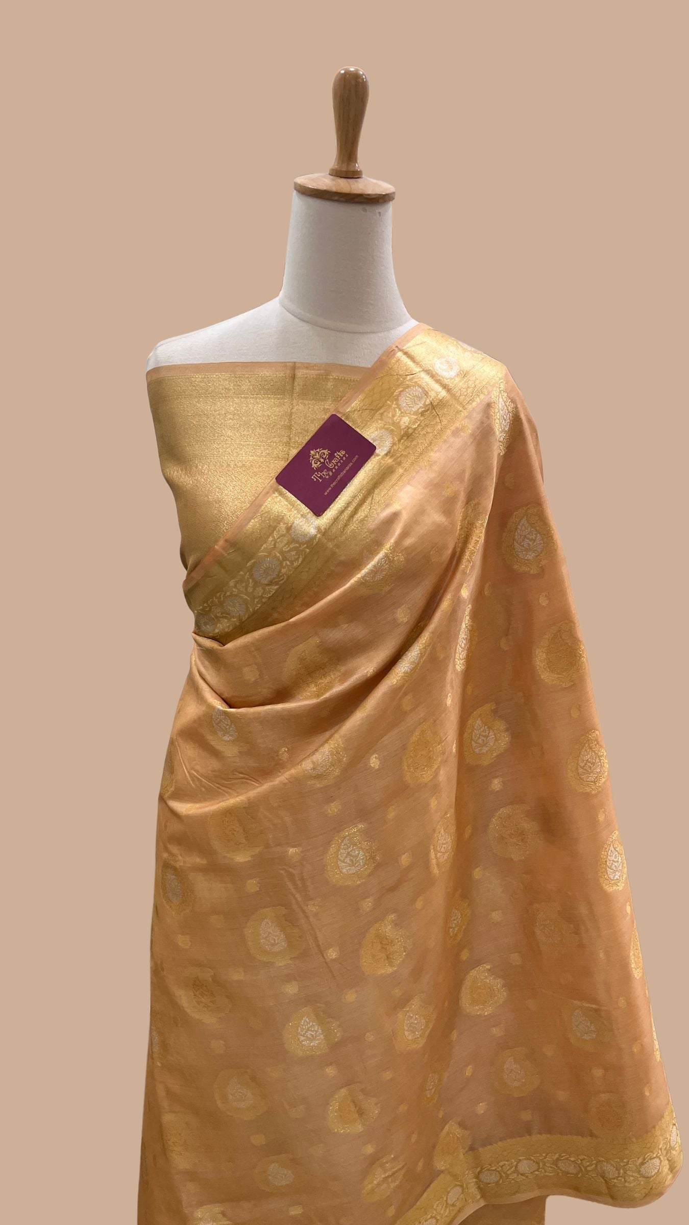 Pure Tussar Silk Banarasi Saree