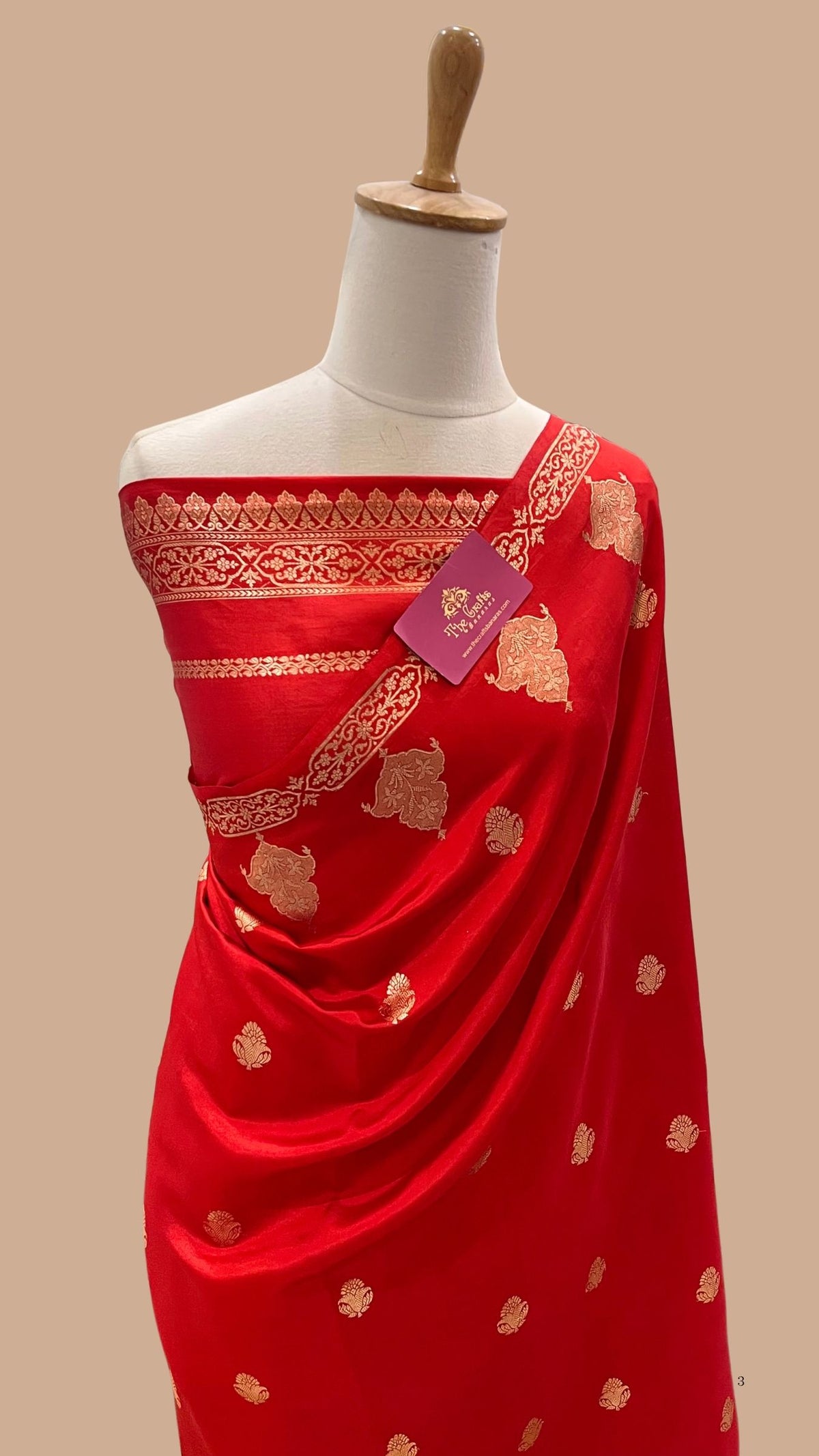 Pure Mango Silk Handloom Banarasi Saree