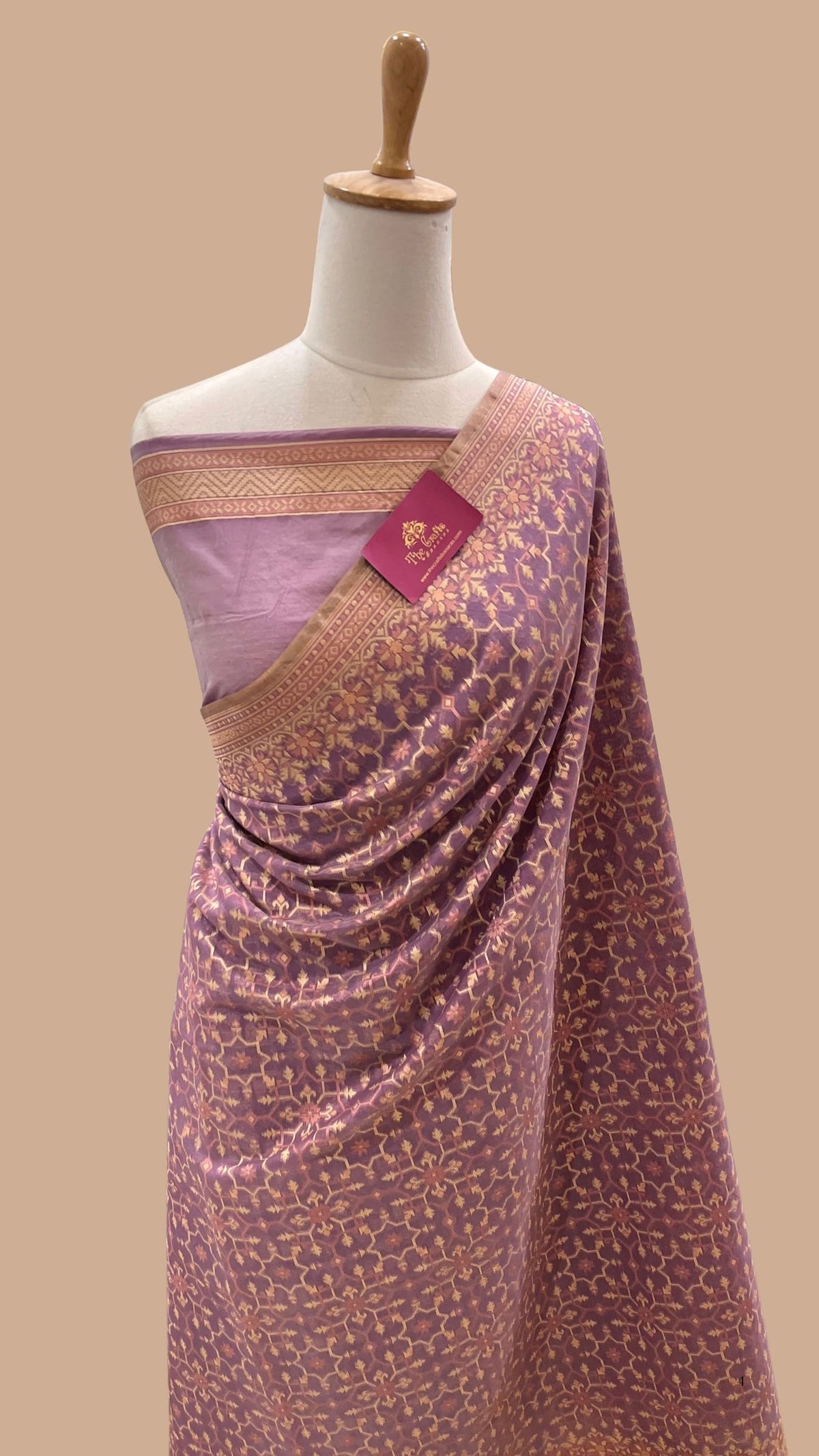 Pure Cotton Patola Reshmi Zari Banarasi Saree