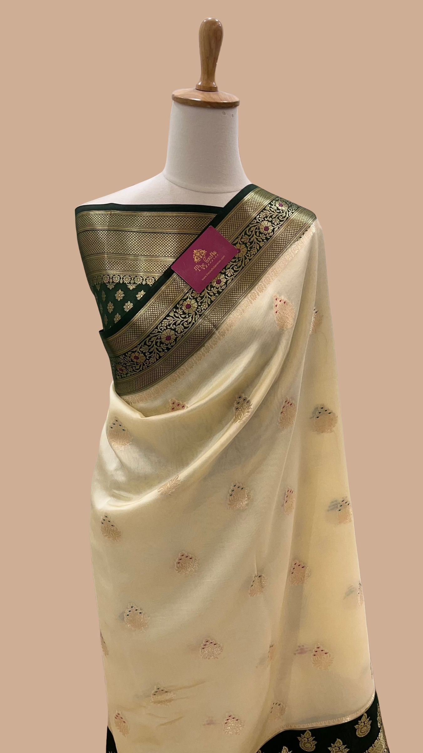Pure Dupion Silk Banarasi Saree