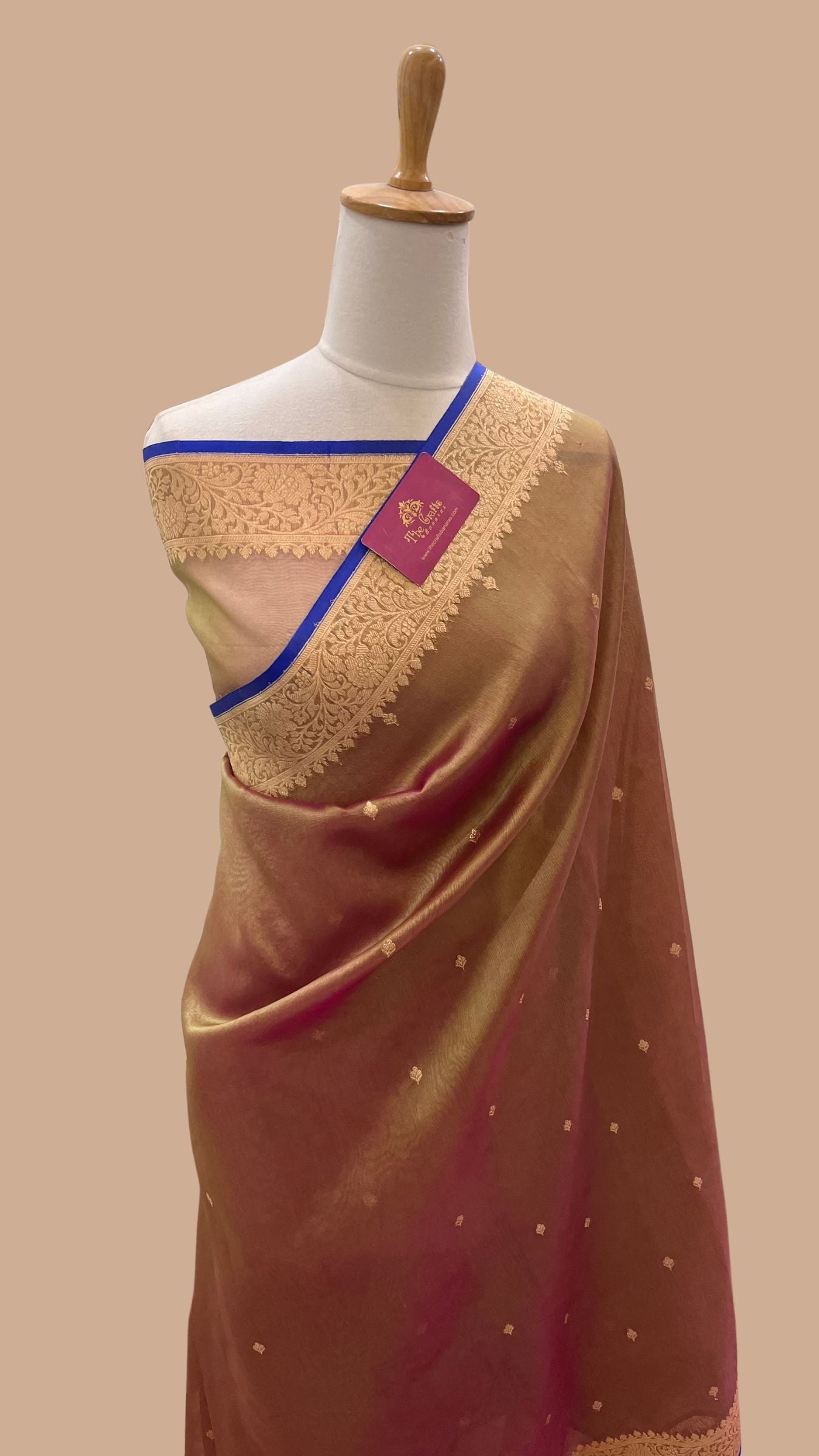 Pure Kora Silk Handloom Banarasi Saree